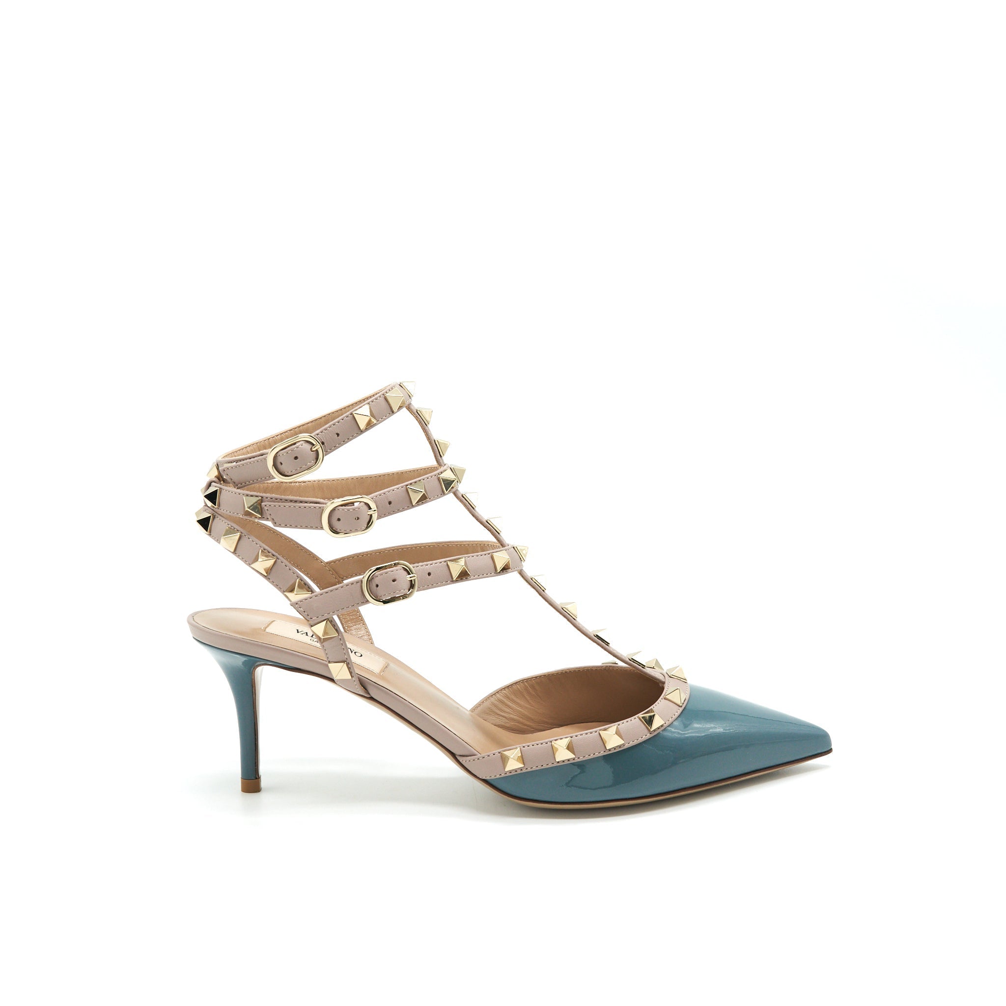 VALENTINO GARAVANI ROCKSTUD CAGED PUMP 65MM
