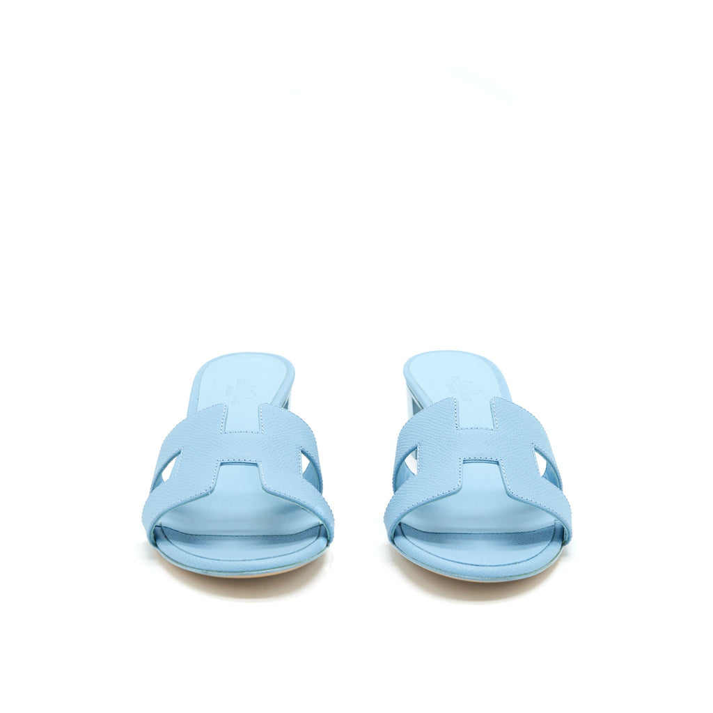 HERMES OASIS SANDLE BLUE