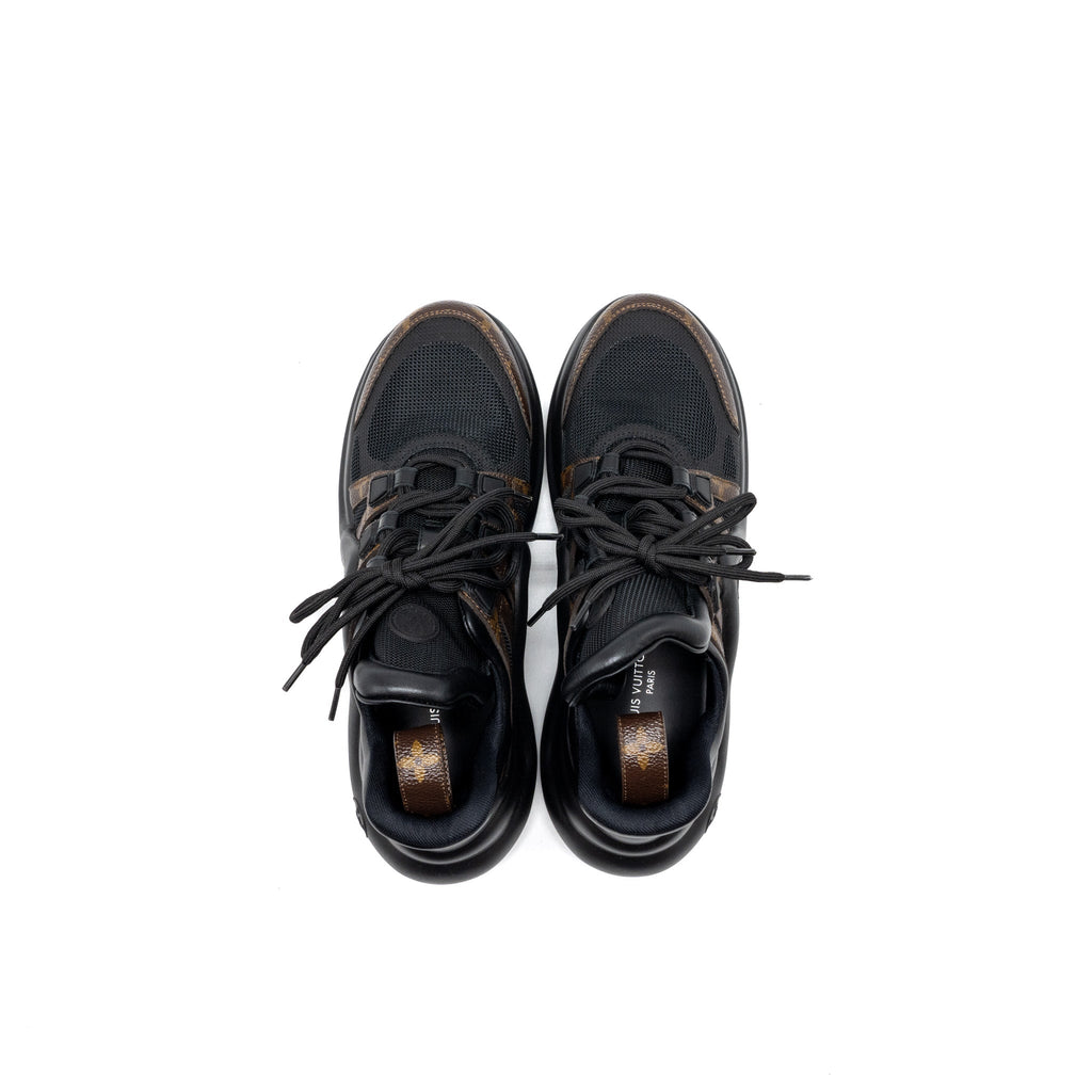 LOUIS VUITTON ARCHLIGHT TRAINERS MONOGRAM BLACK