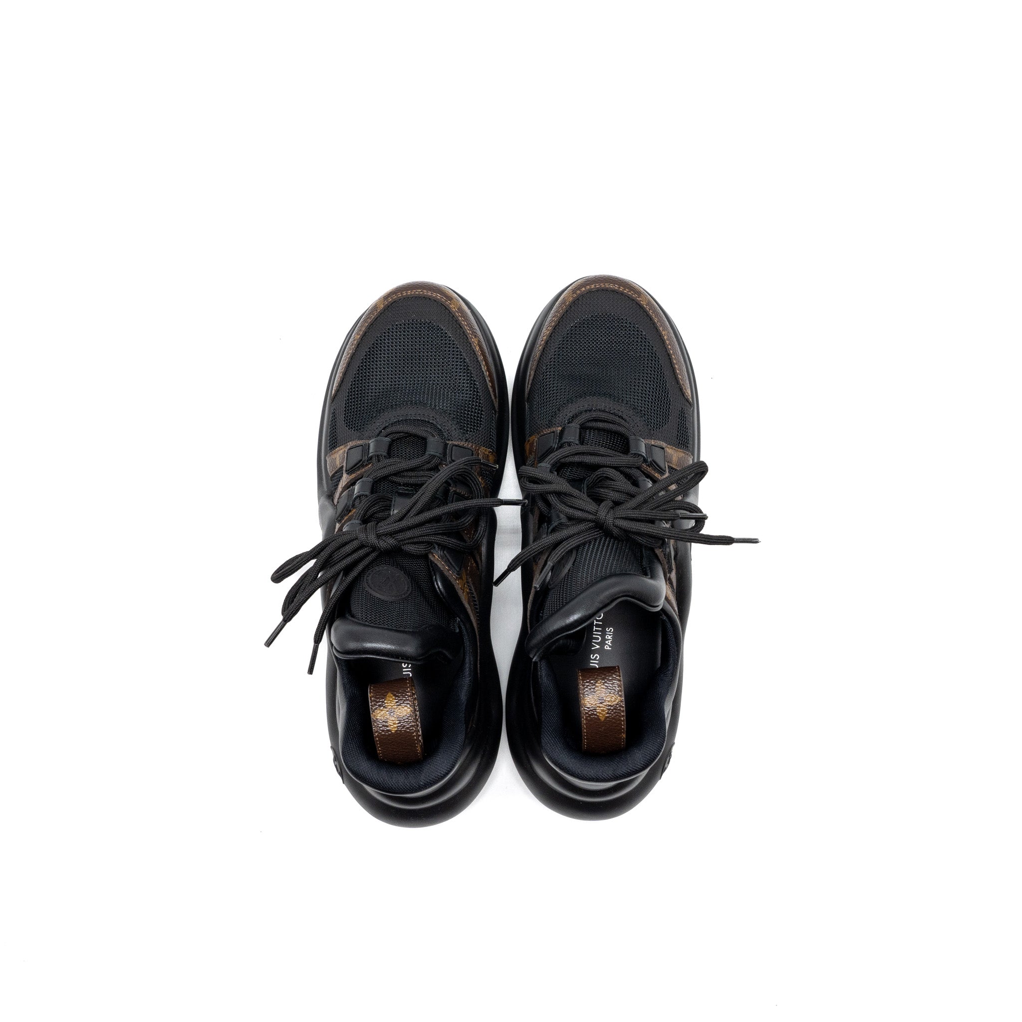 LOUIS VUITTON ARCHLIGHT TRAINERS MONOGRAM BLACK