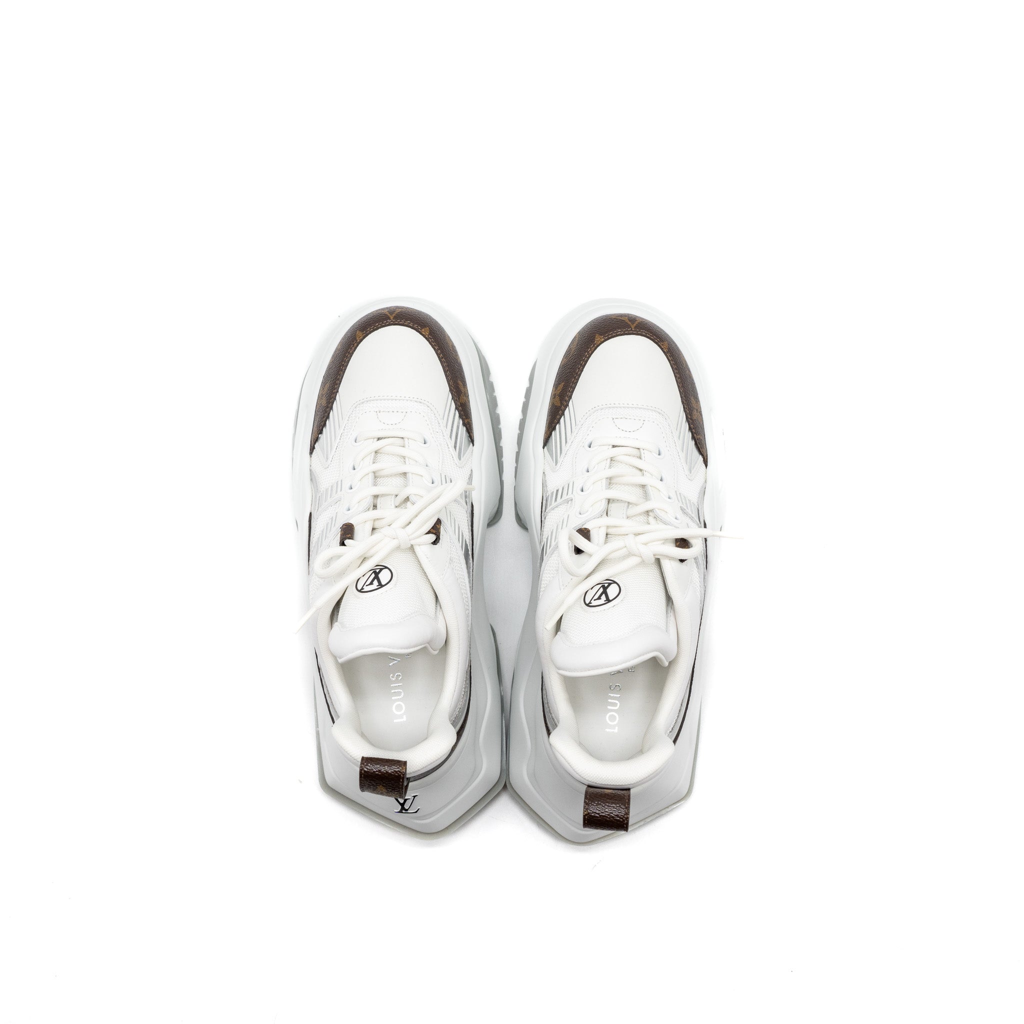 LOUIS VUITTON ARCHLIGHT . TRAINERS MONOGRAM WHITE