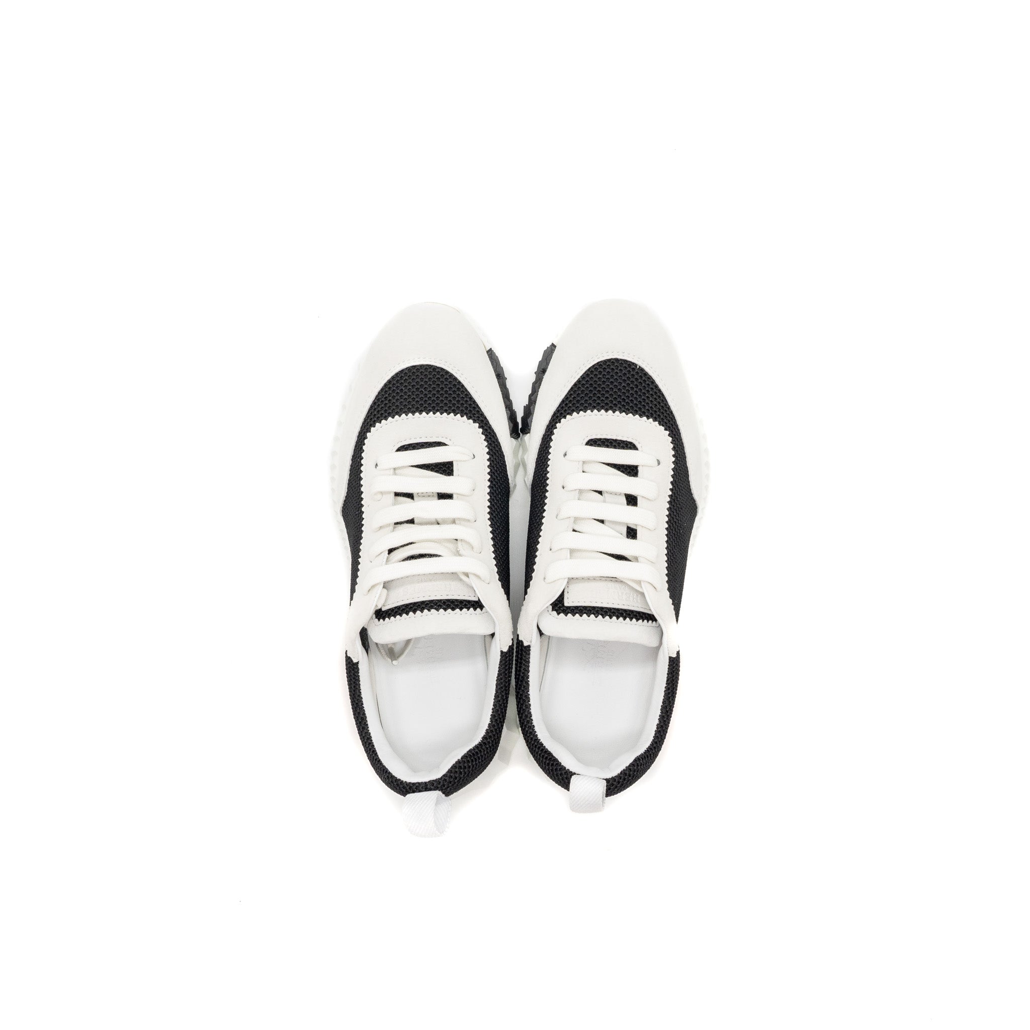 HERMES FEMME BOUNCING SNEAKER WHITE/BLACK/ORANGE