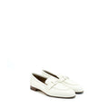HERMES PARIS LOAFER WHITE WITH ENAMEL HARDWARE