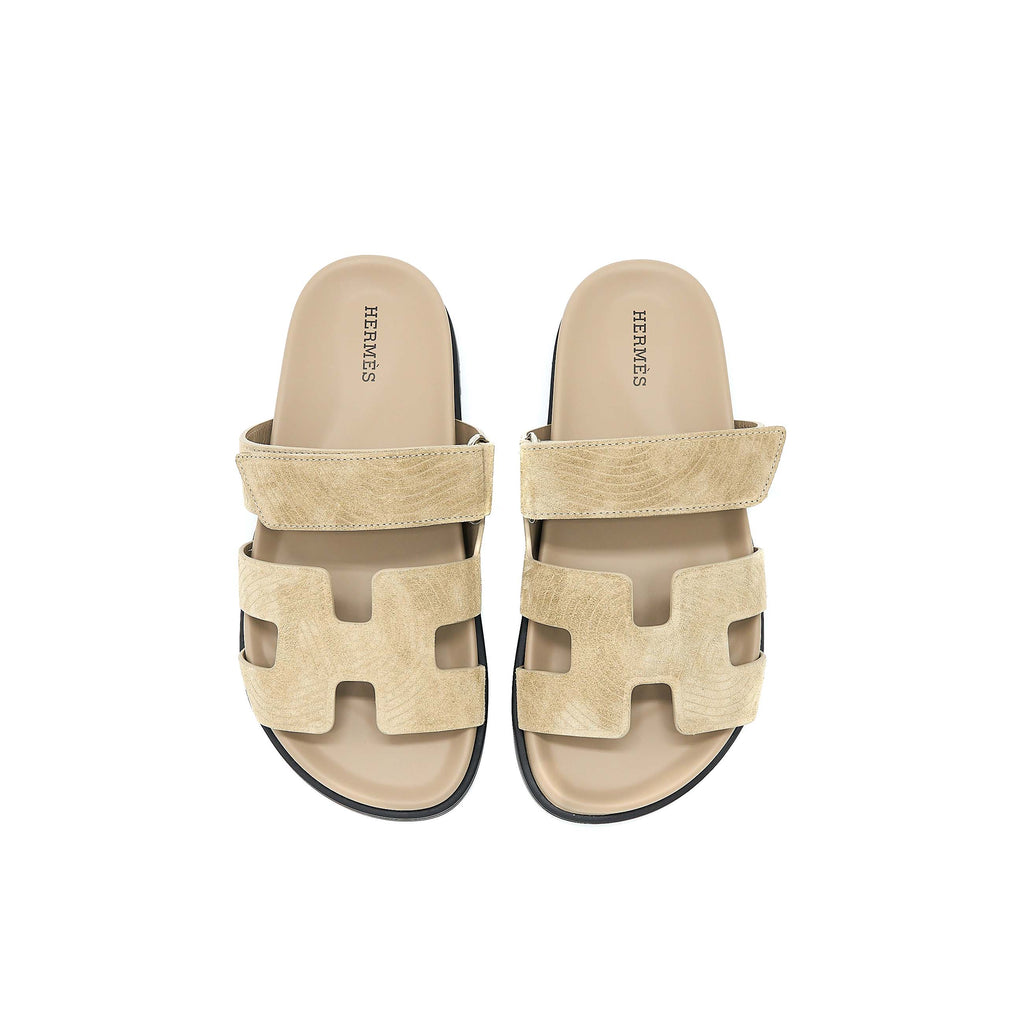 HERMES SANDAL CHYPRE BEIGE SABLE