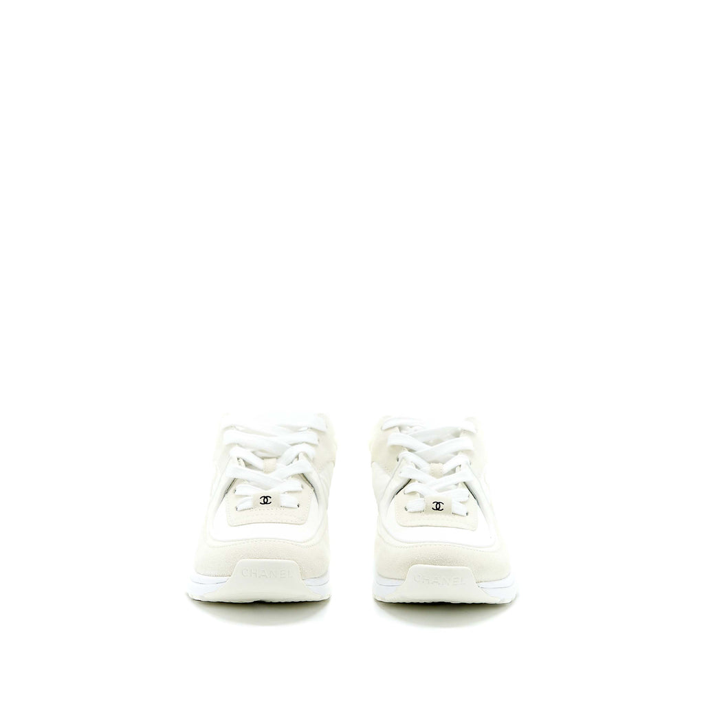 CHANEL 22K CC LOGO SNEAKER WHITE