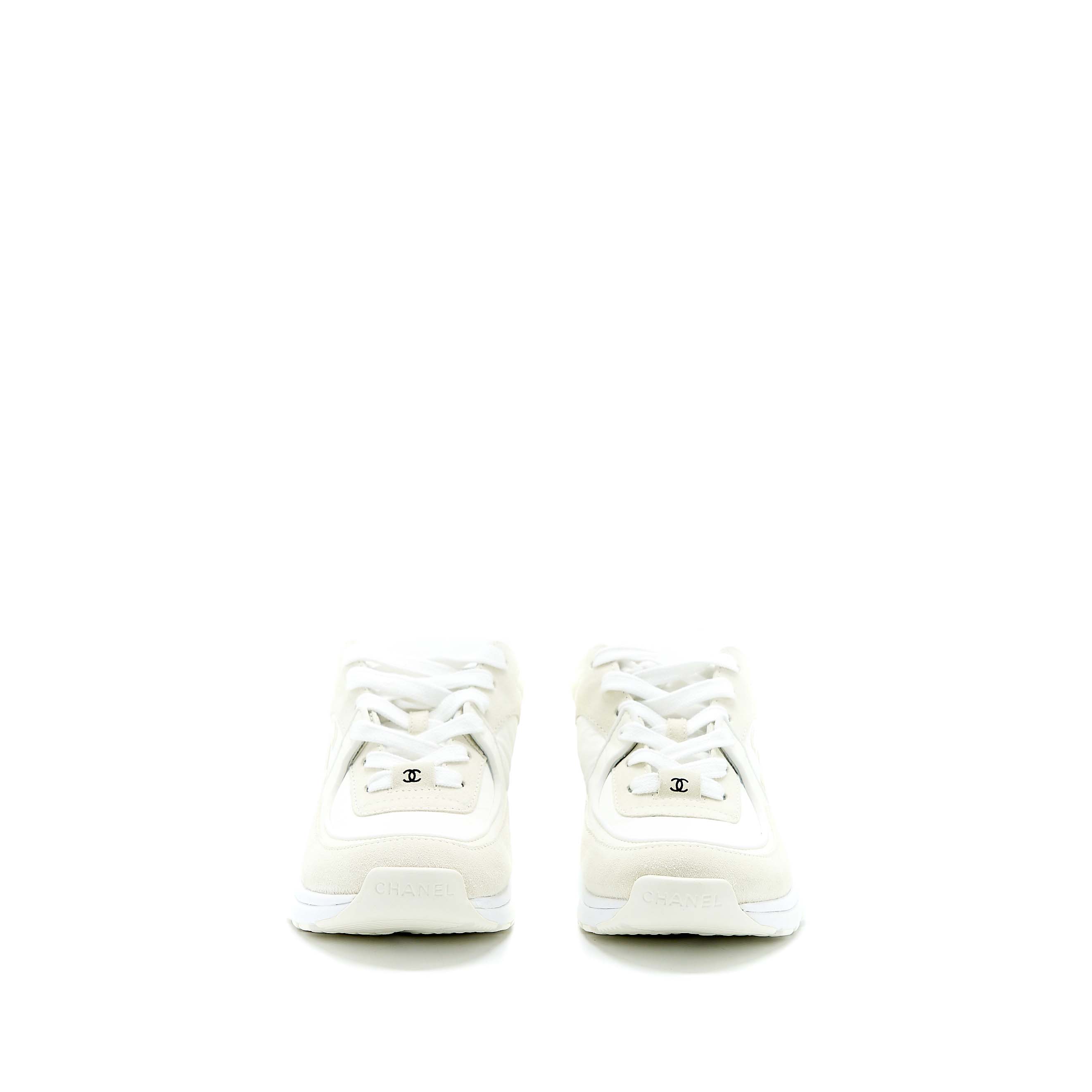 CHANEL 22K CC LOGO SNEAKER WHITE