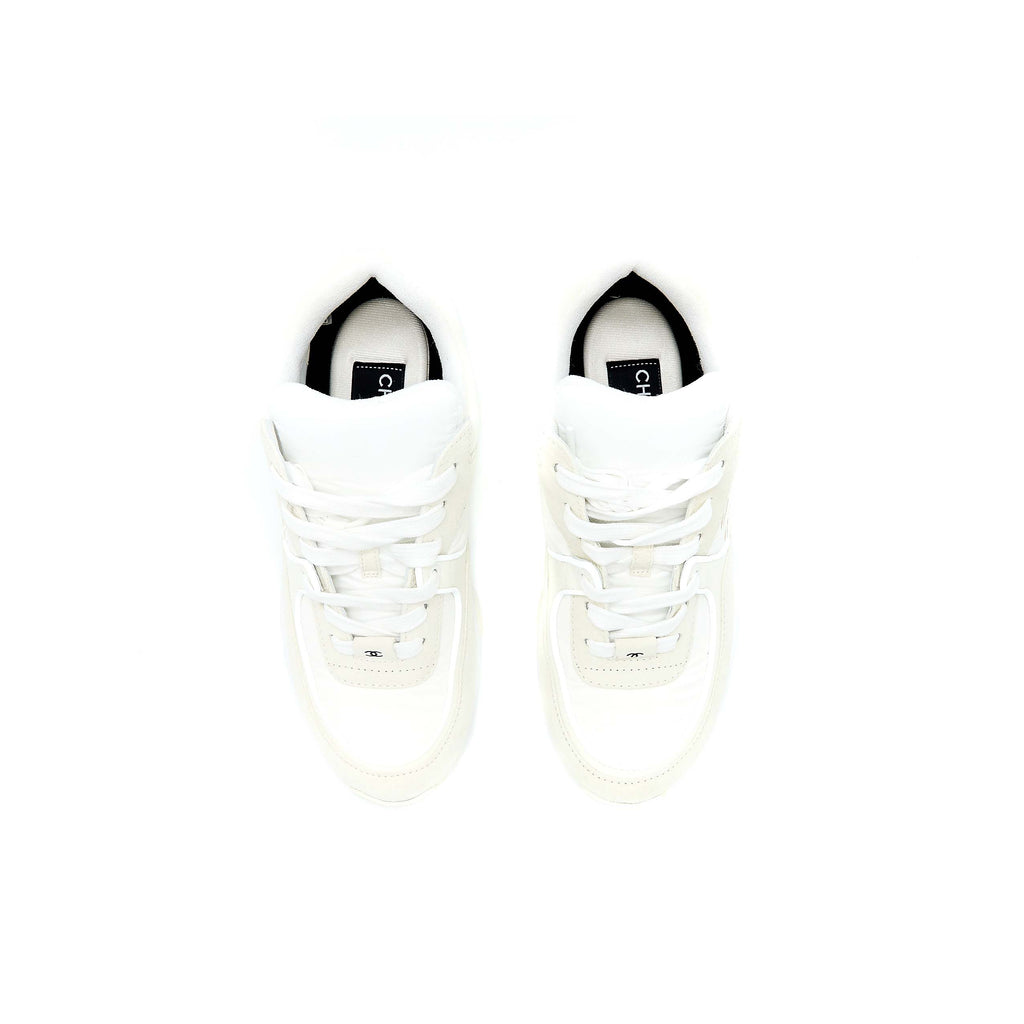 CHANEL 22K CC LOGO SNEAKER WHITE