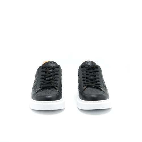 LOUIS VUITTON BLACK LEATHER SNEAKERS