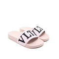 VALENTINO RUBBER SLIDER SANDAL PINK