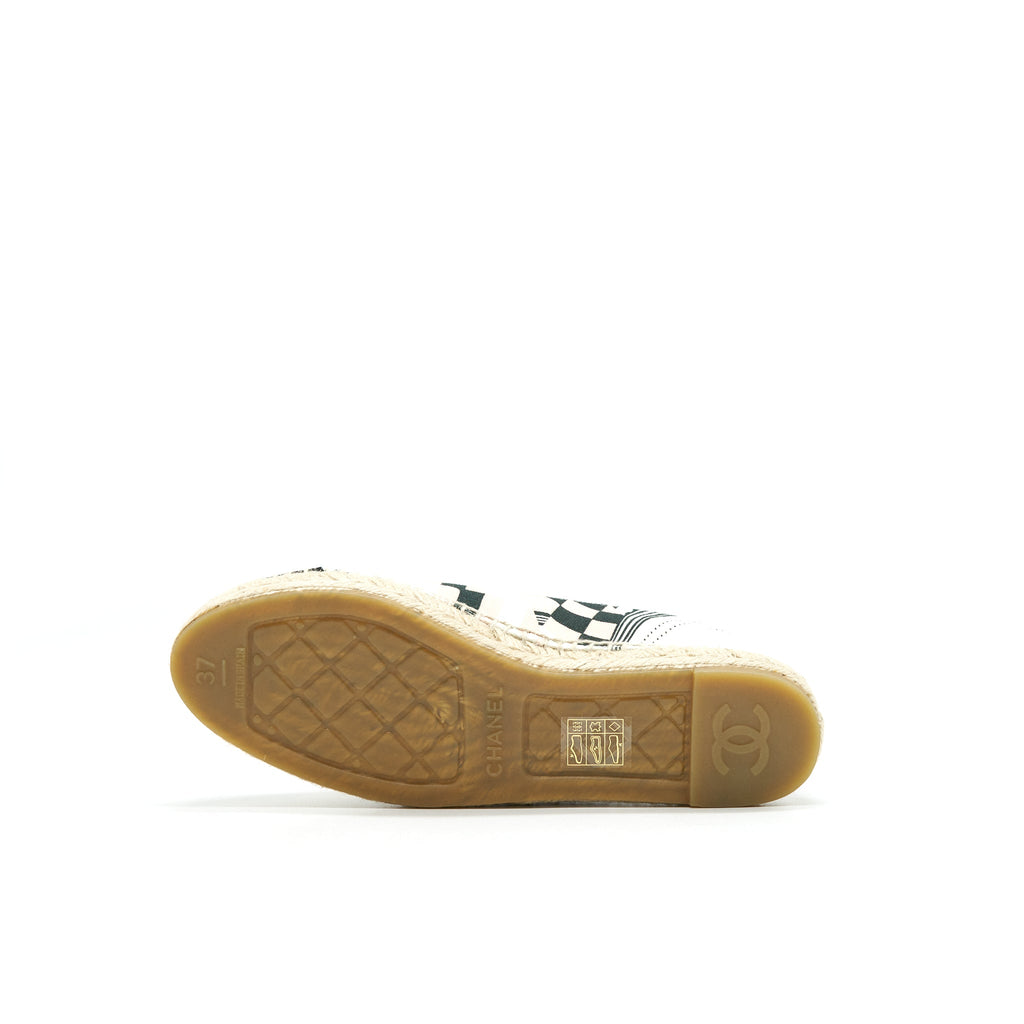 CHANEL ESPADRILLES PINK / BLACK