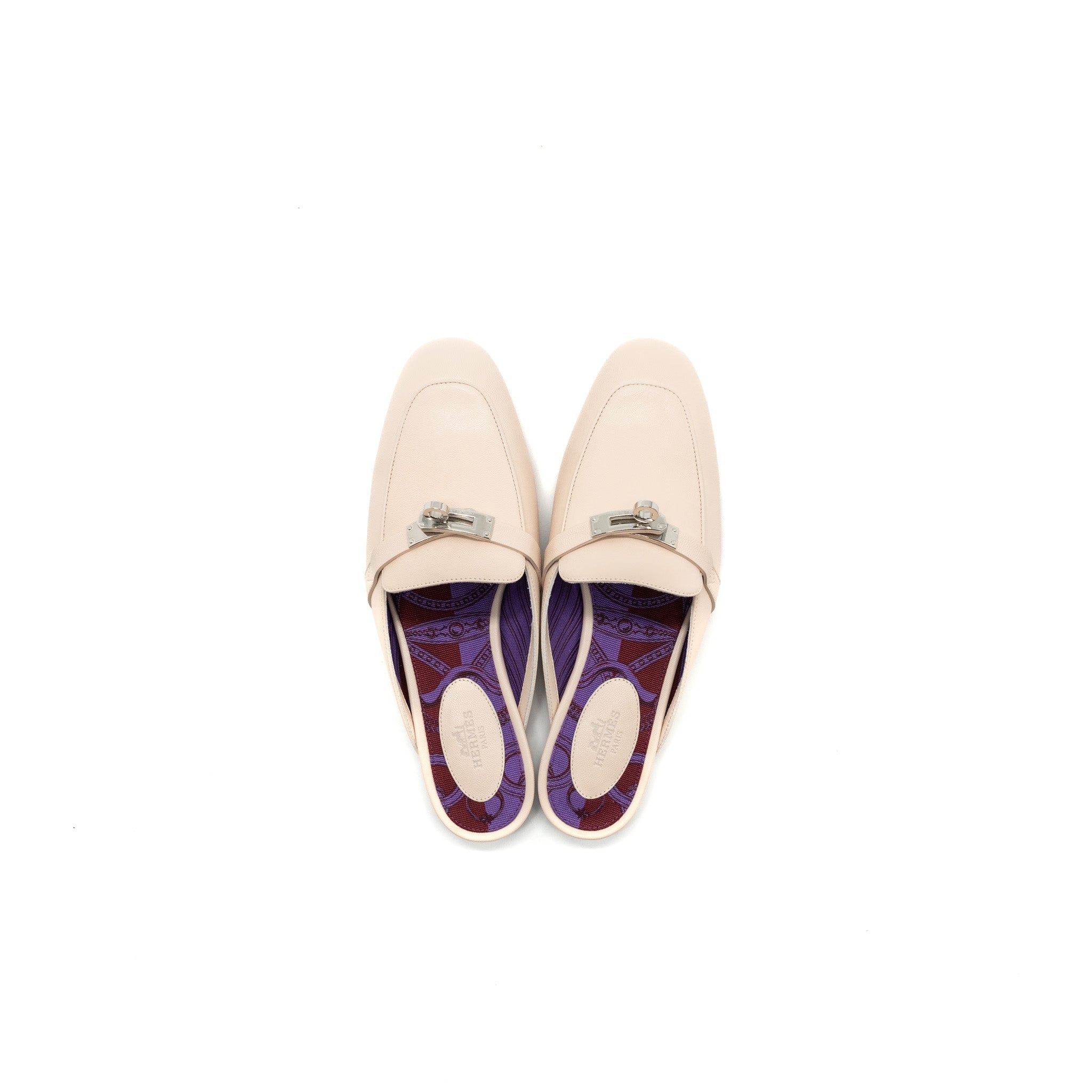 HERMES OZ MULE LIGHT PINK SHW