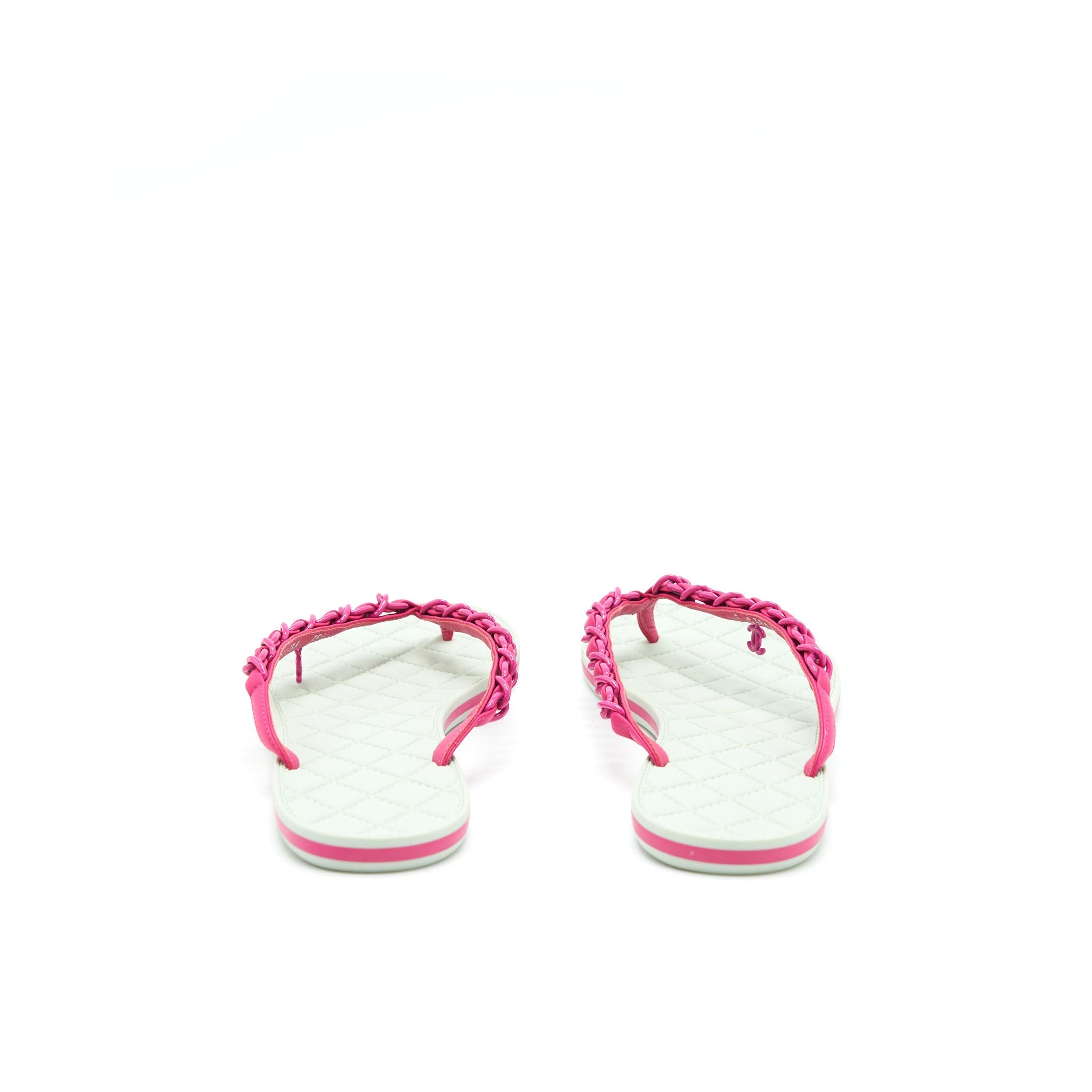 CHANEL SLIPPER MINT GREEN/ PINK