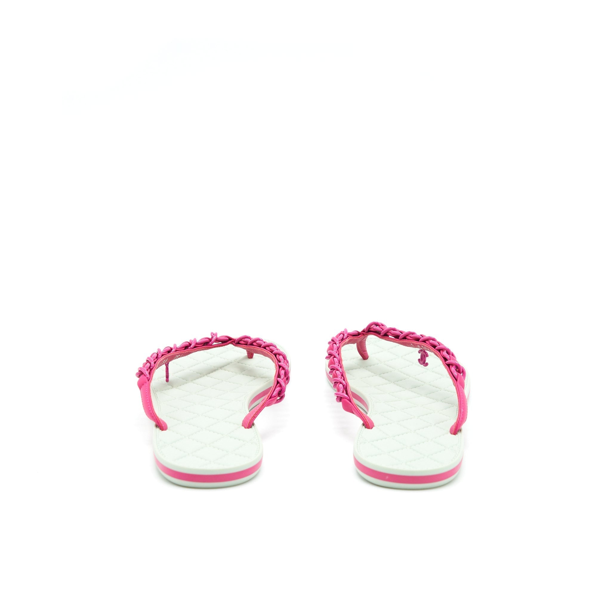 CHANEL SANDALS MINT GREEN/ PINK