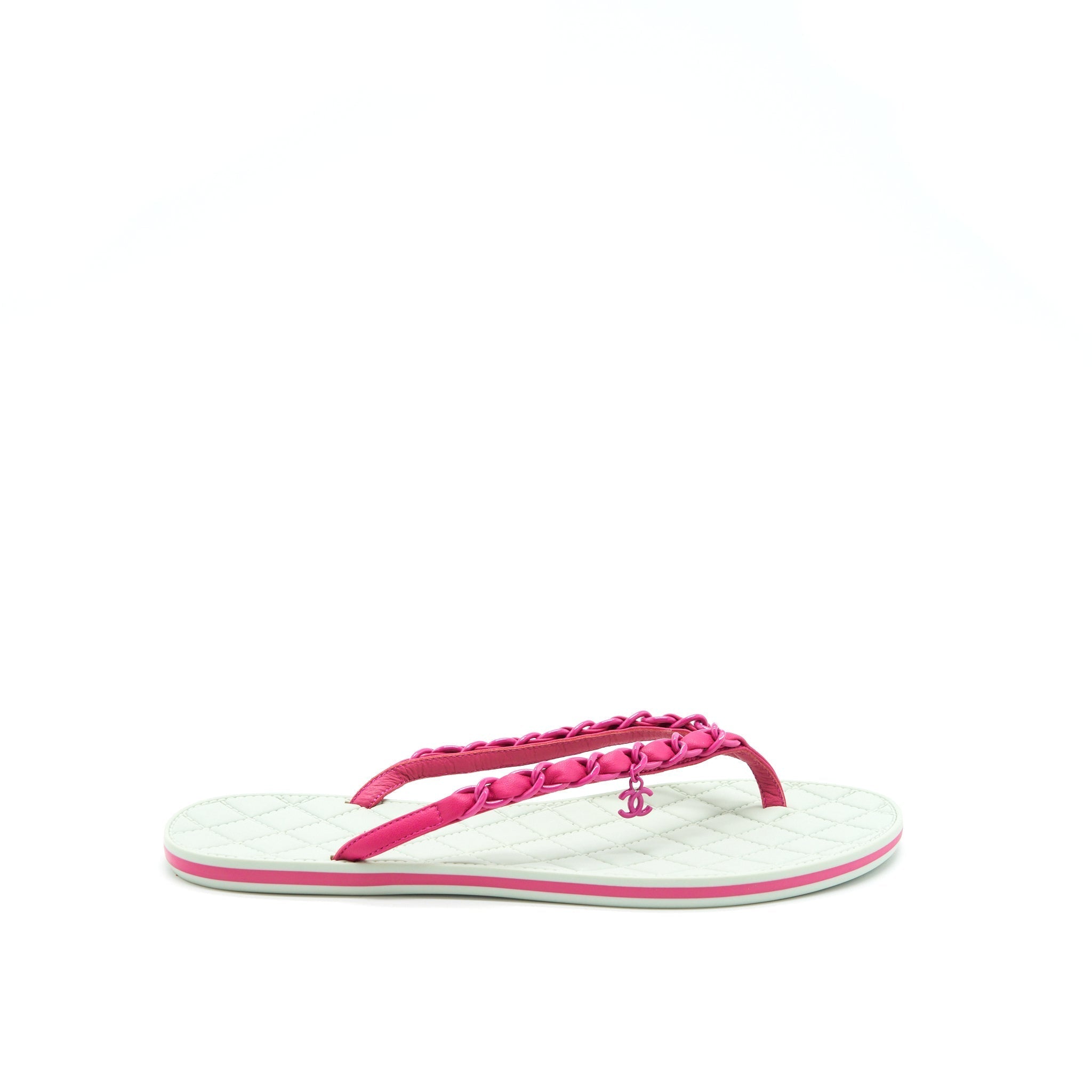 CHANEL SANDALS MINT GREEN/ PINK