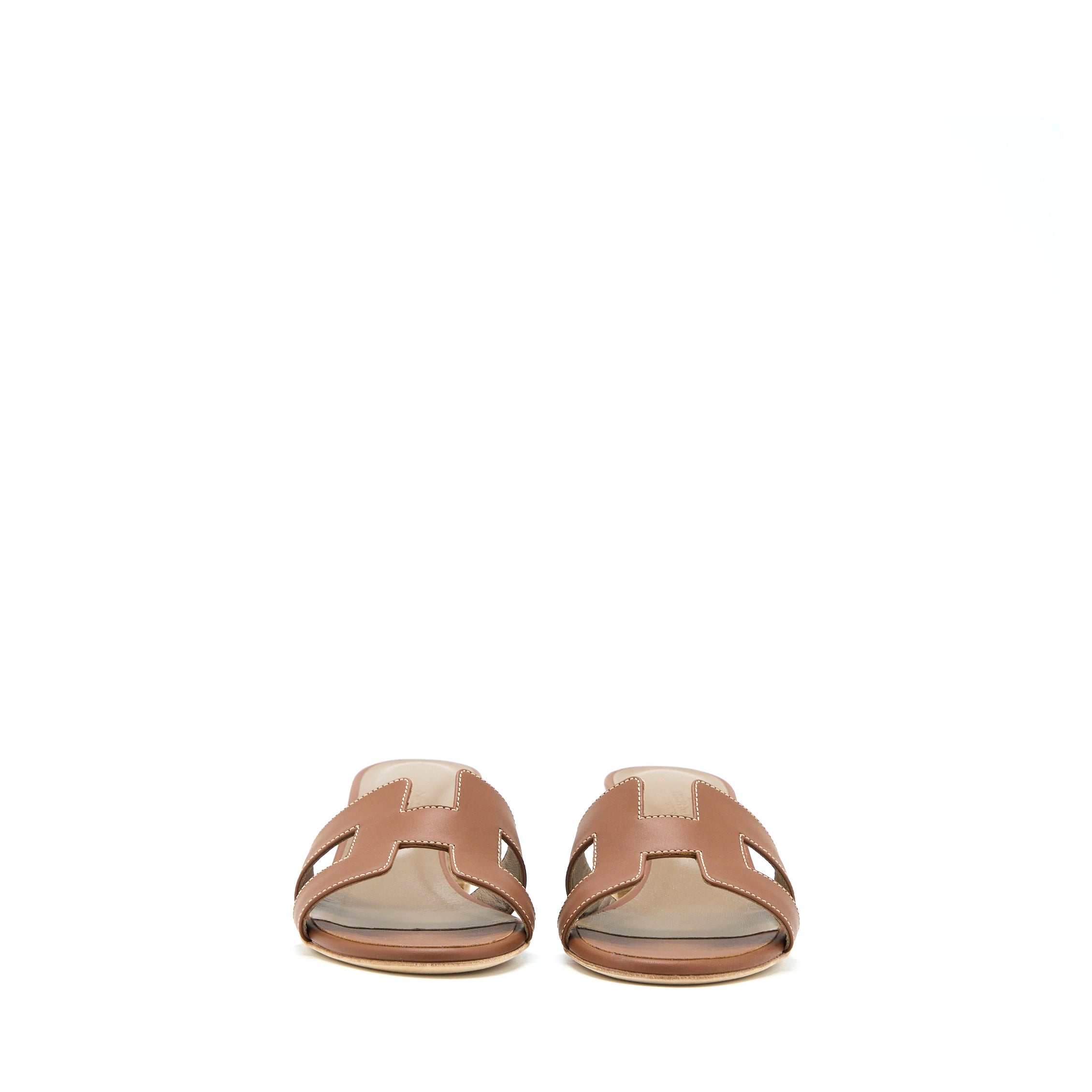 HERMES OASIS SANDALS CALFSKIN GOLD