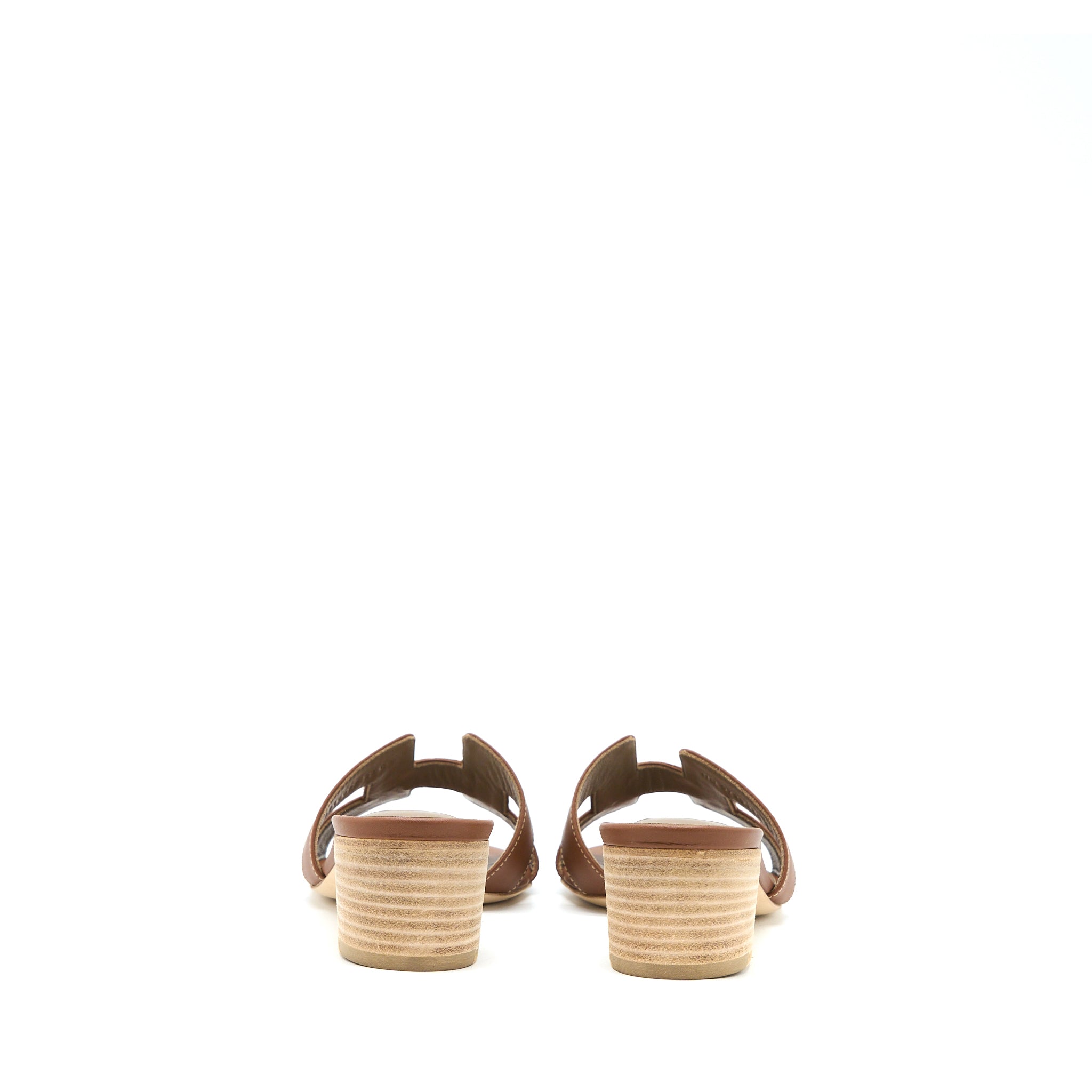 HERMES OASIS SANDALS CALFSKIN GOLD