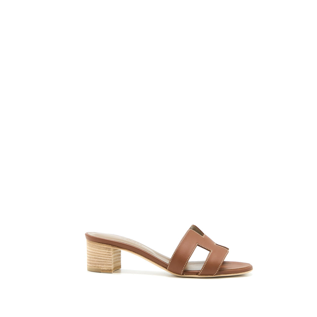 HERMES OASIS SANDALS CALFSKIN GOLD