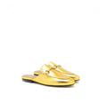 GUCCI PRINCETOWN SLIPPER GOLD WITH GHW