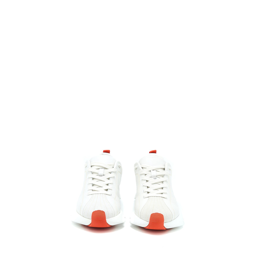 HERMES FEMME ENVOL SNEAKER CALFSKIN/SUEDE GOATSKIN CHÈVRE VELOURS BLANC