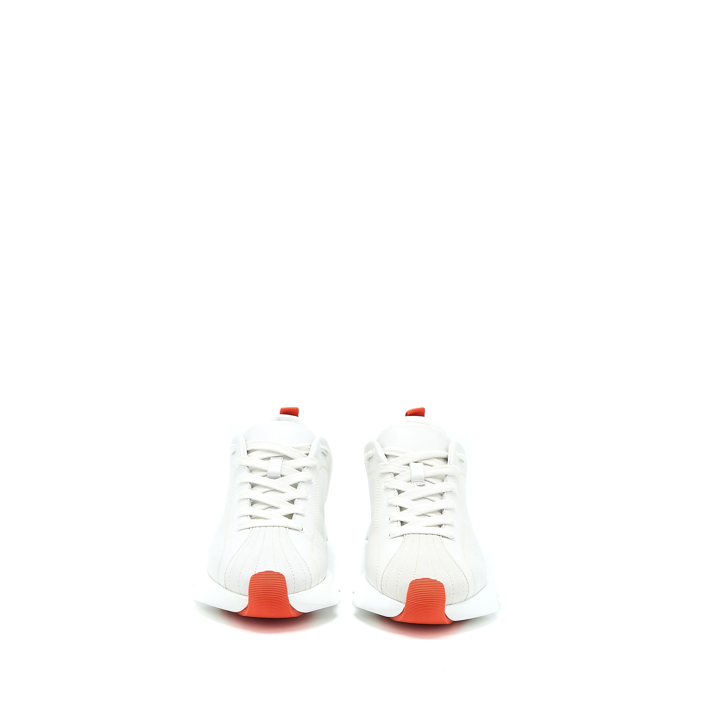 HERMES FEMME ENVOL SNEAKER CALFSKIN/SUEDE GOATSKIN CHÈVRE VELOURS BLANC