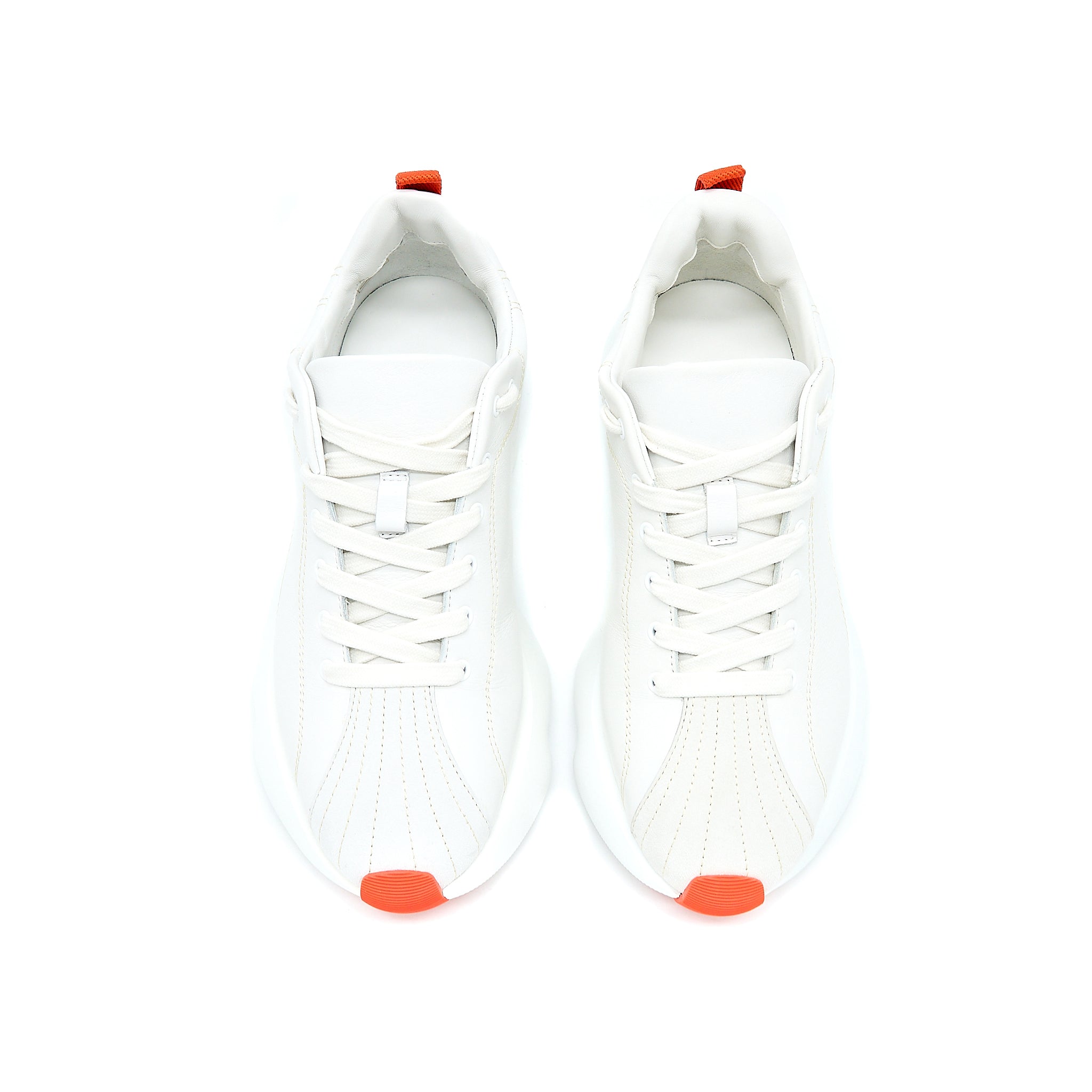 HERMES FEMME ENVOL SNEAKER CALFSKIN/SUEDE GOATSKIN CHÈVRE VELOURS BLANC