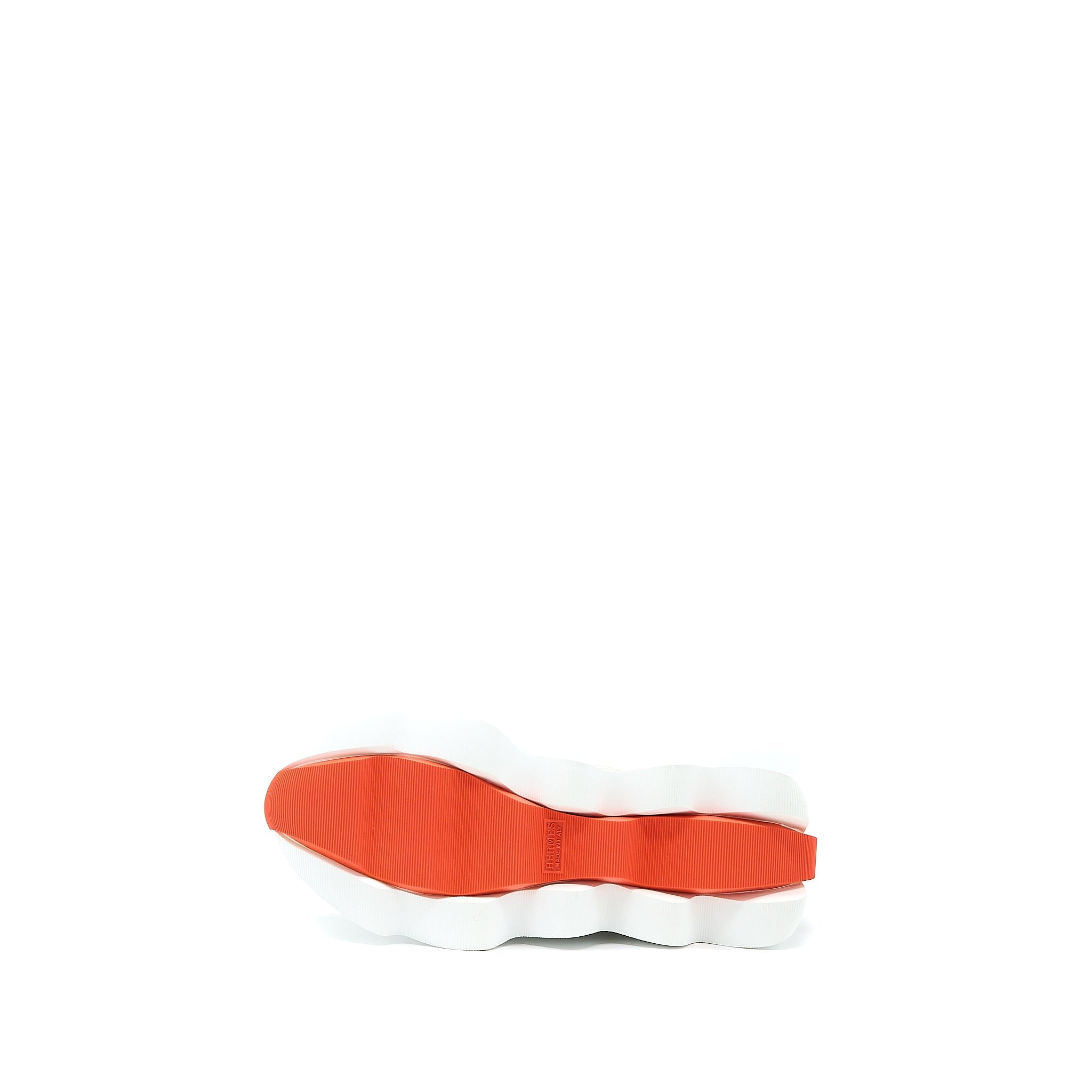 HERMES FEMME ENVOL SNEAKER CALFSKIN/SUEDE GOATSKIN CHÈVRE VELOURS BLANC