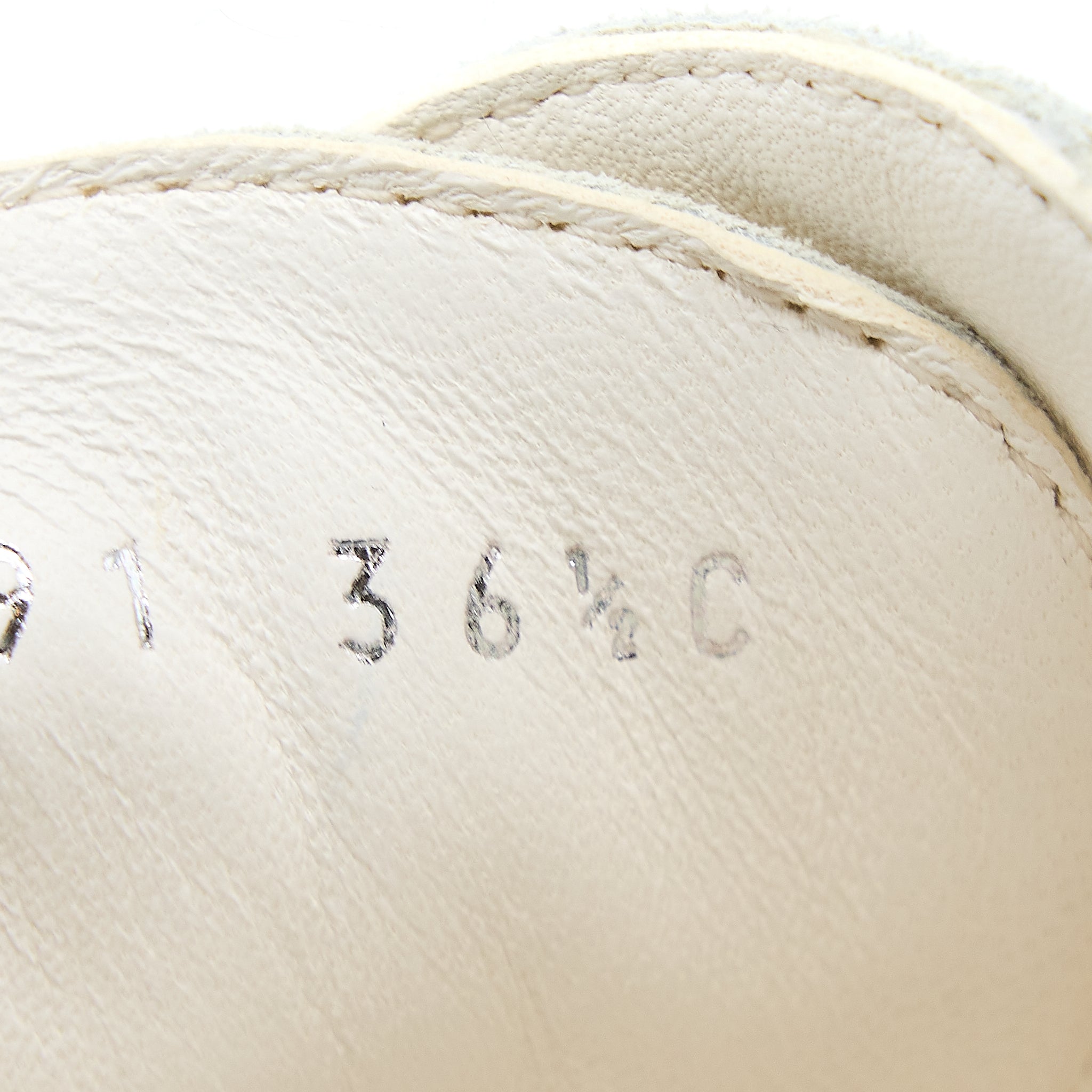 CHANEL HIGH TOP SNEAKER SUEDE/FABRIC WHITE/LIGHT GREY