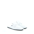 HERMES MULES FEMME ELOGE CHEVRE LIEGEE BLANC