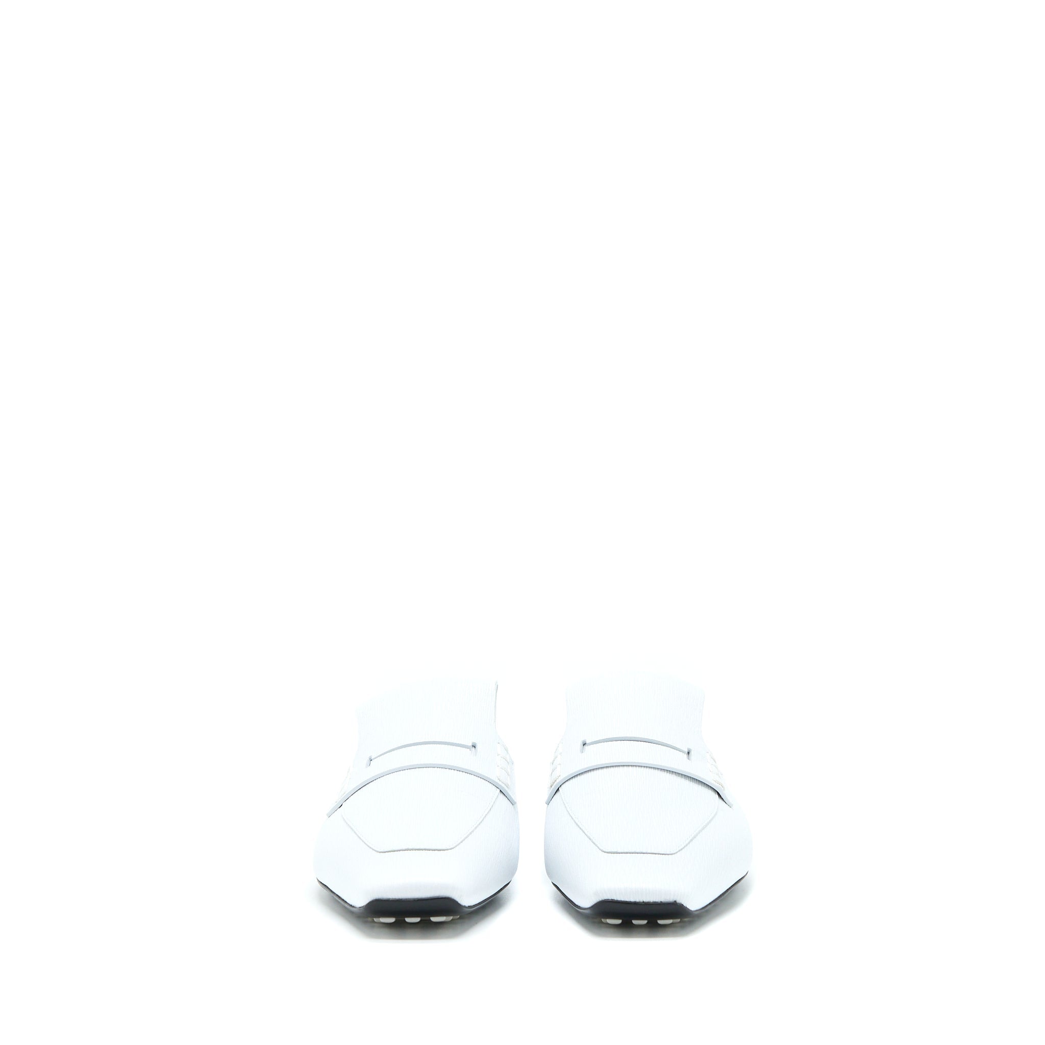 HERMES MULES FEMME ELOGE CHEVRE LIEGEE BLANC