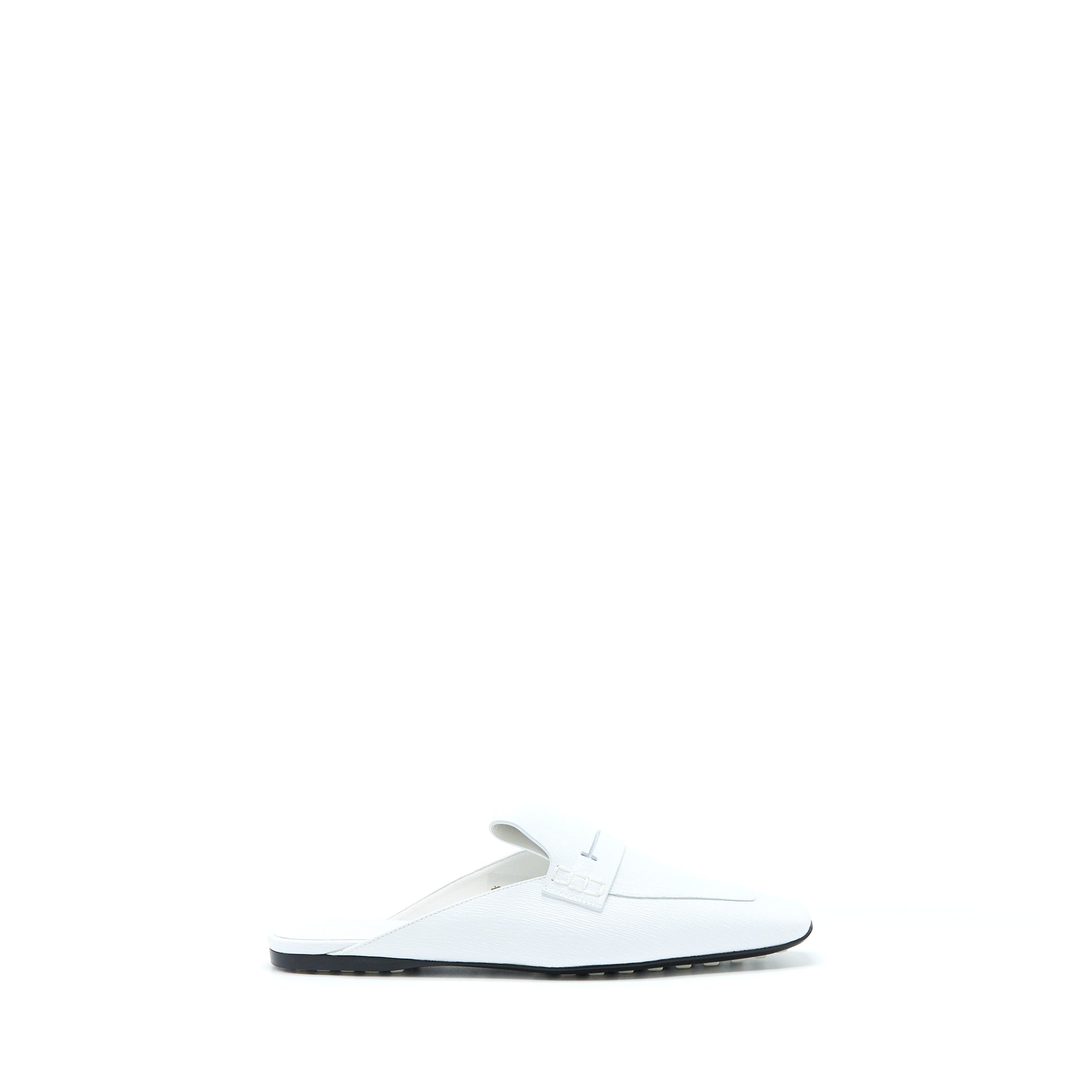 HERMES MULES FEMME ELOGE CHEVRE LIEGEE BLANC