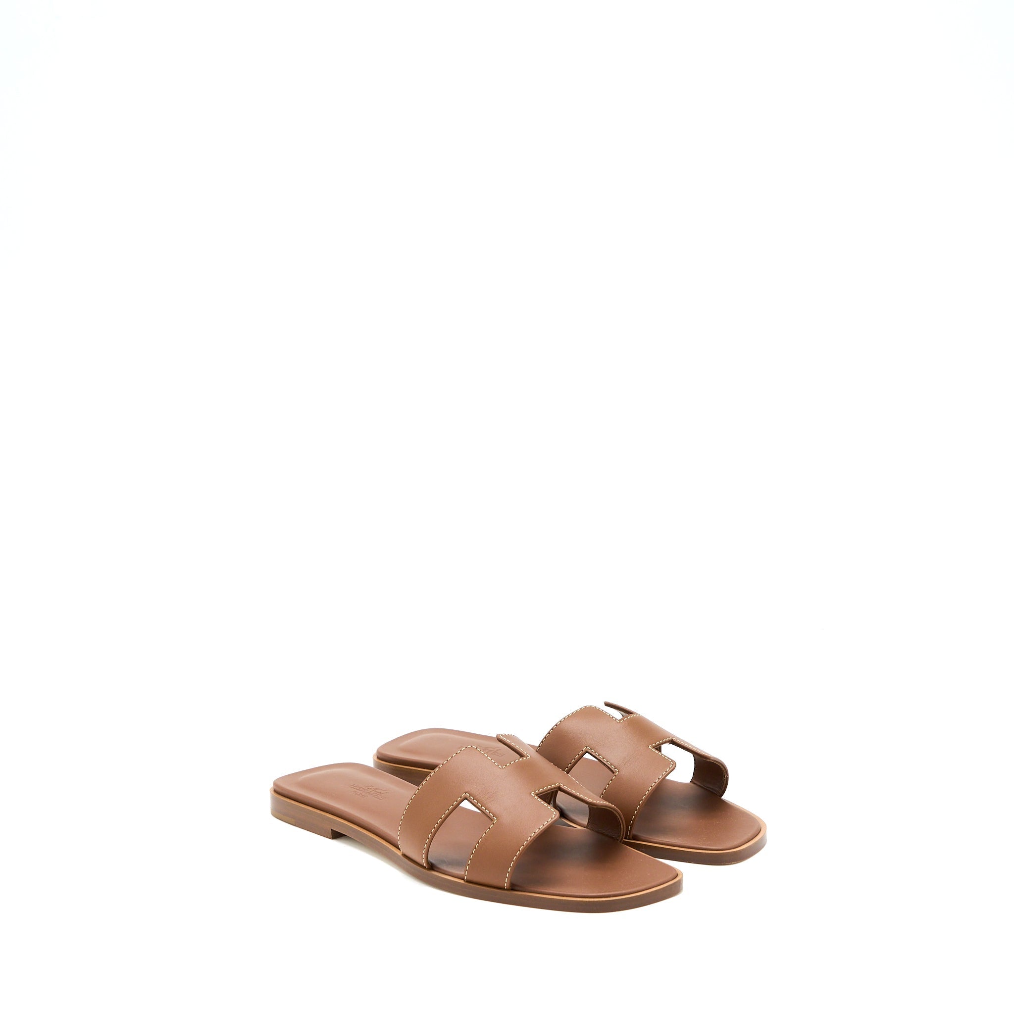 HERMES ORAN SANDAL GOLD