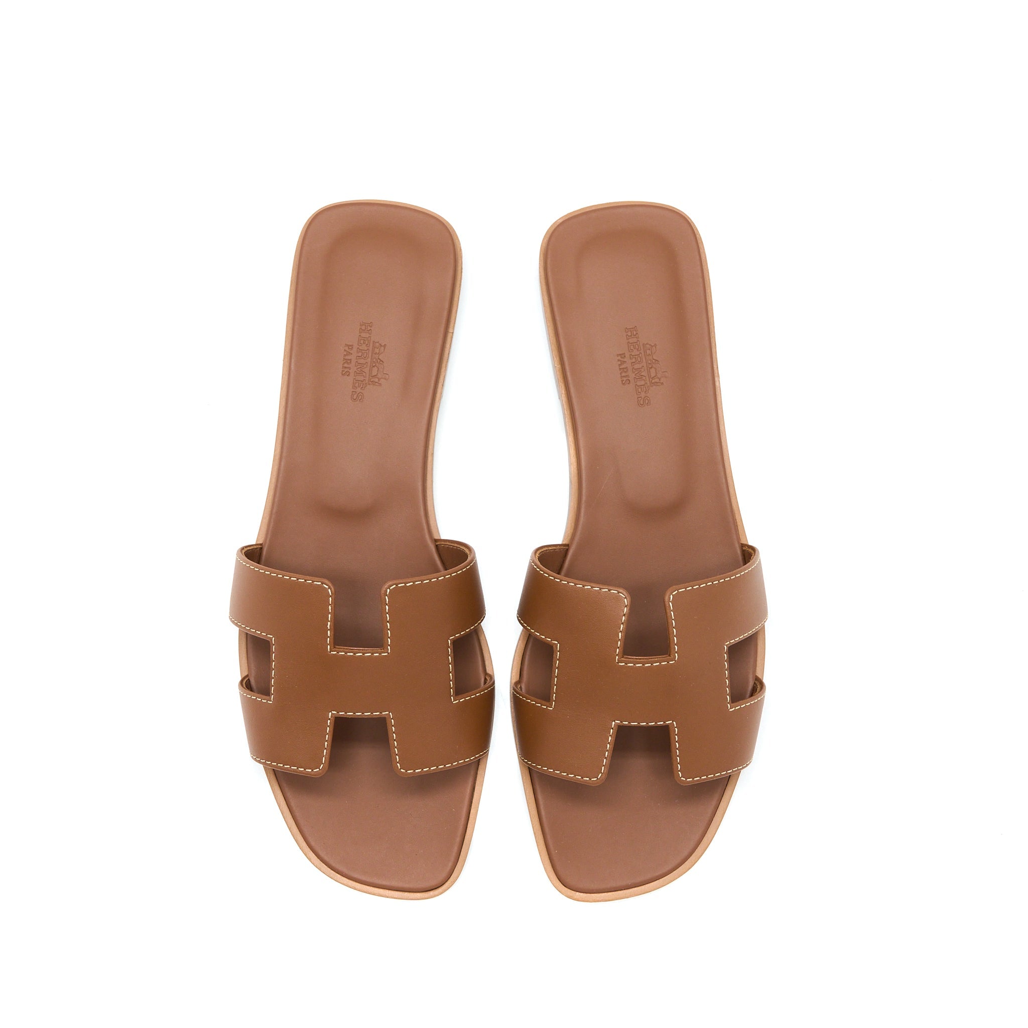 HERMES ORAN SANDAL GOLD