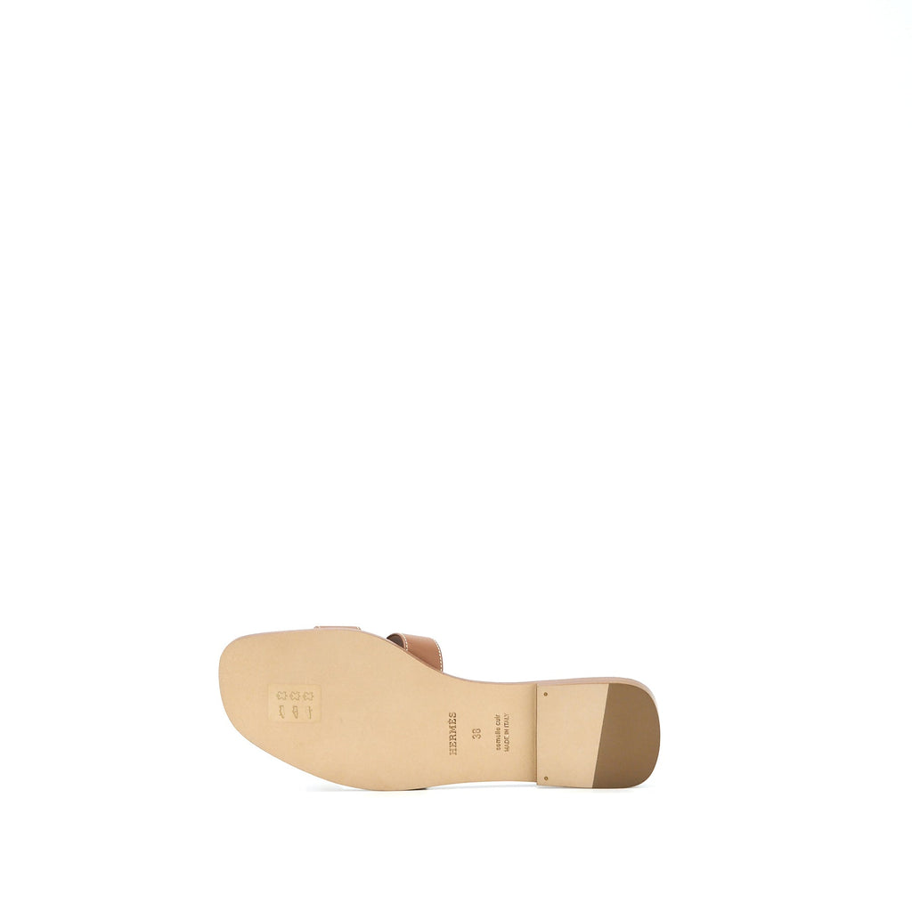 HERMES ORAN SANDAL GOLD