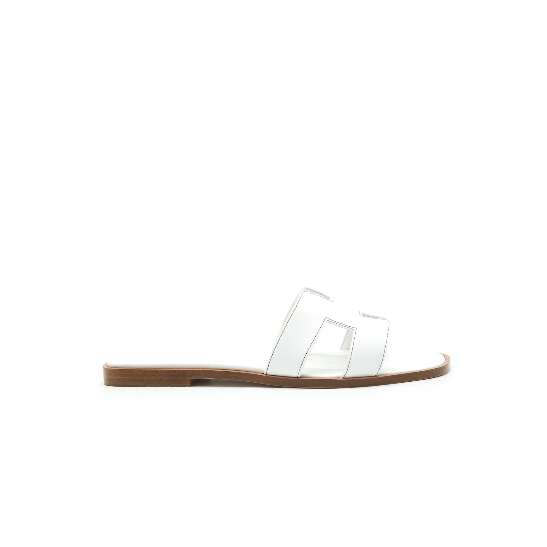 HERMES ORAN SANDAL BOX BLANC
