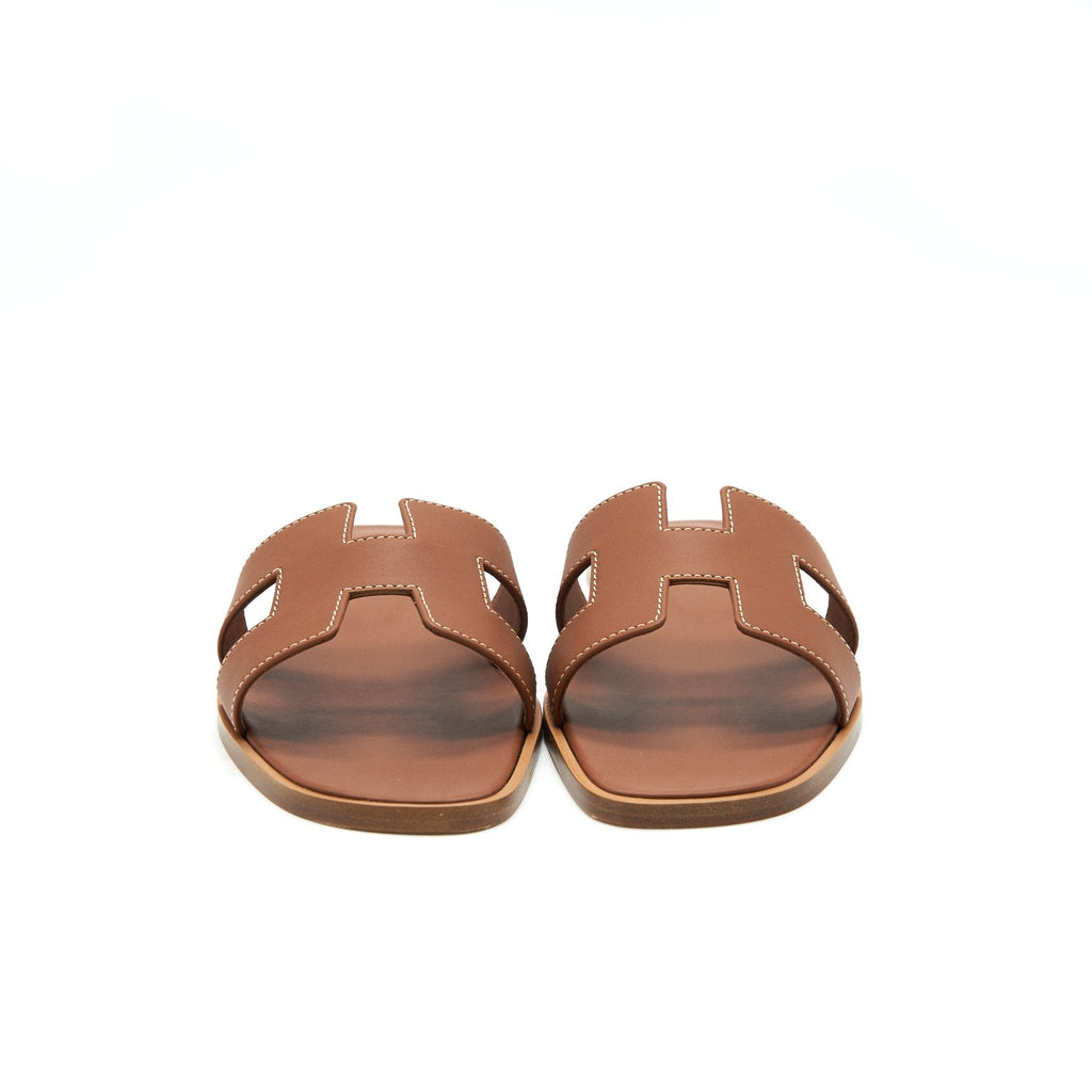 HERMES ORAN SANDAL GOLD