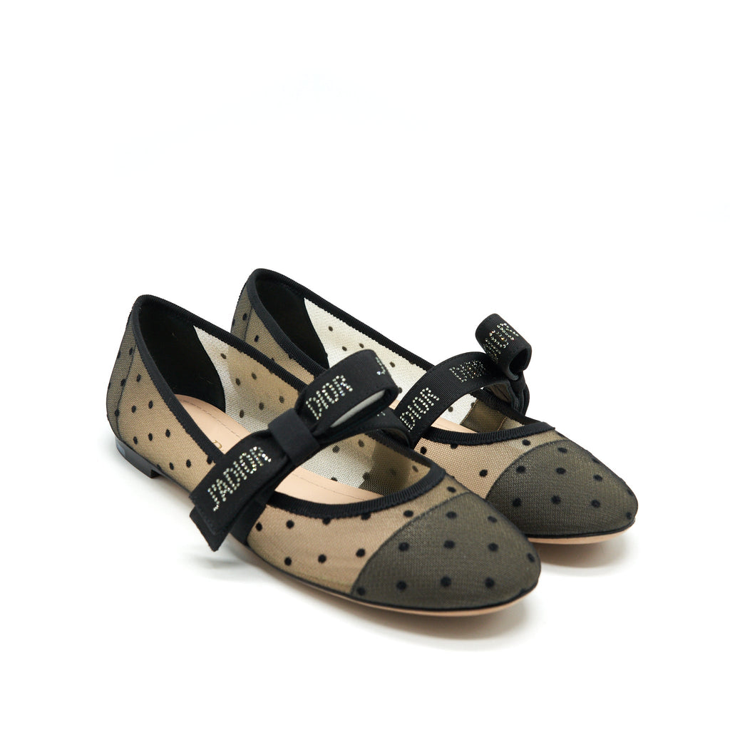 CHRISTIAN DIOR MISS J'ADIOR NICELY-D ESPADRILLE FLATS