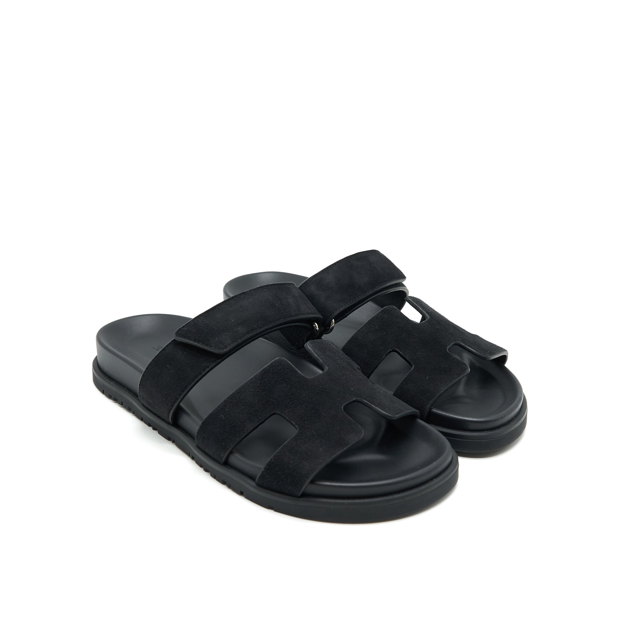 HERMES CHYPRE SANDAL BLACK