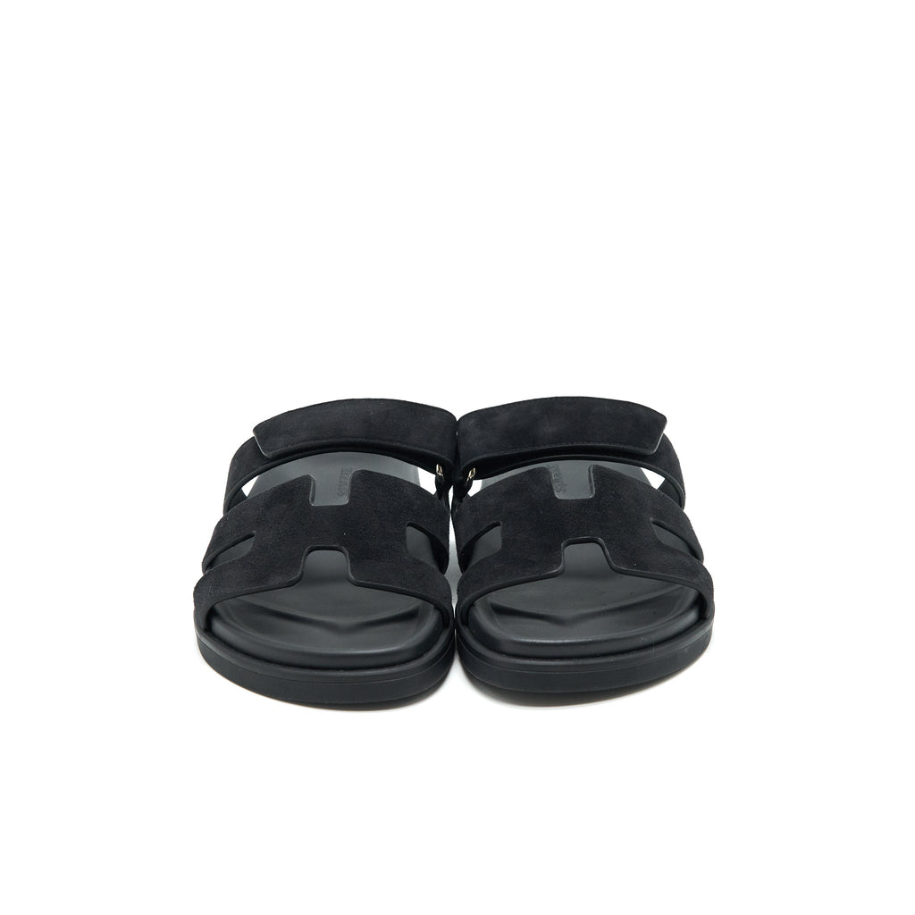 HERMES CHYPRE SANDAL BLACK