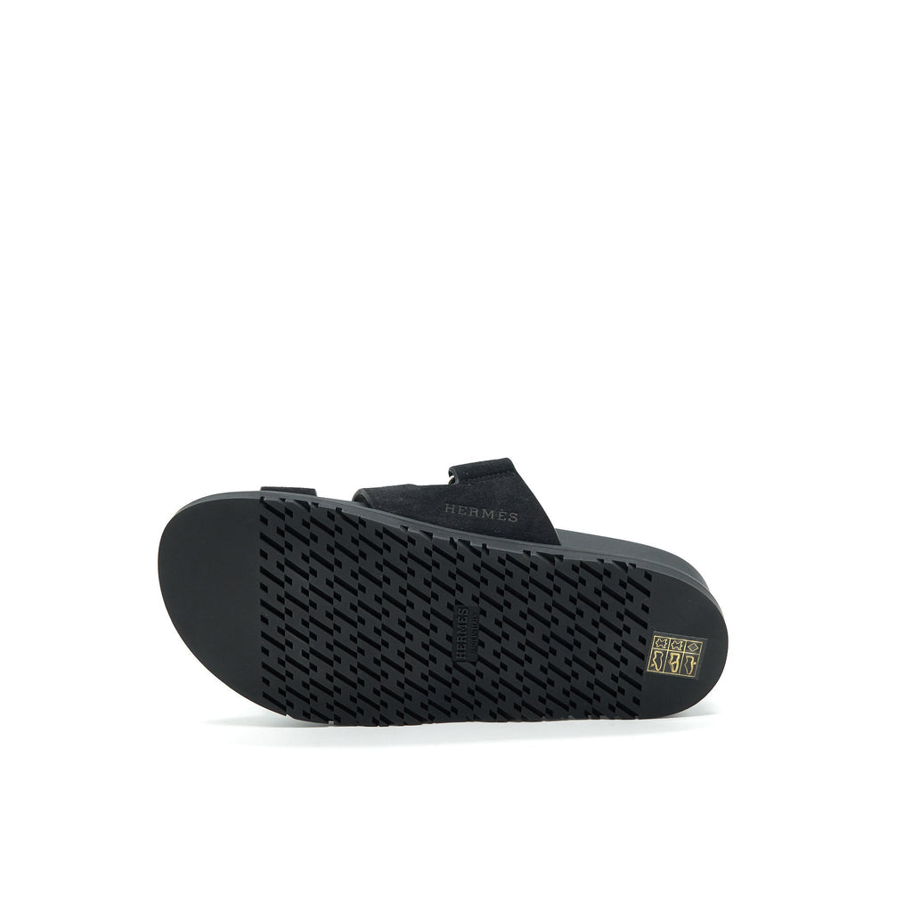 HERMES CHYPRE SANDAL BLACK