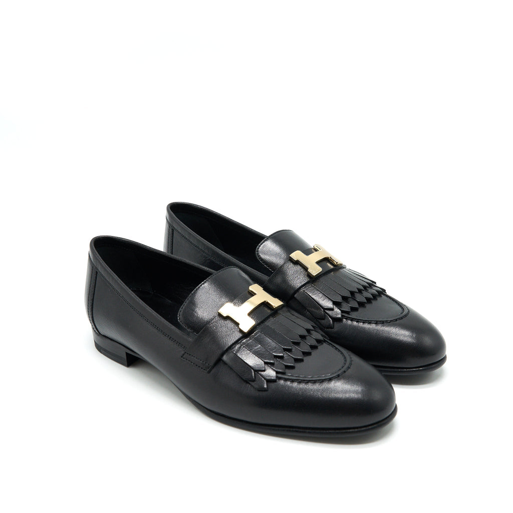 HERMES ROYAL LOAFER BLACK GHW
