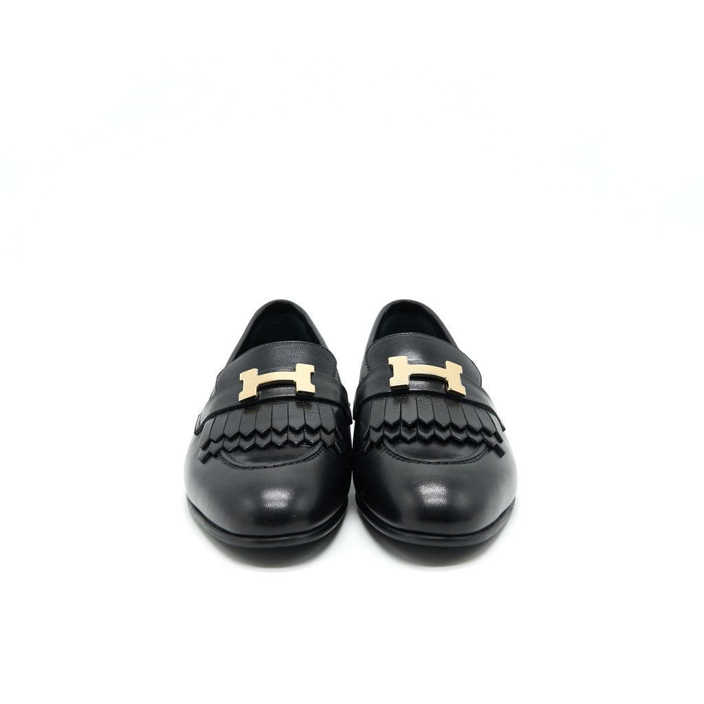 HERMES ROYAL LOAFER BLACK GHW