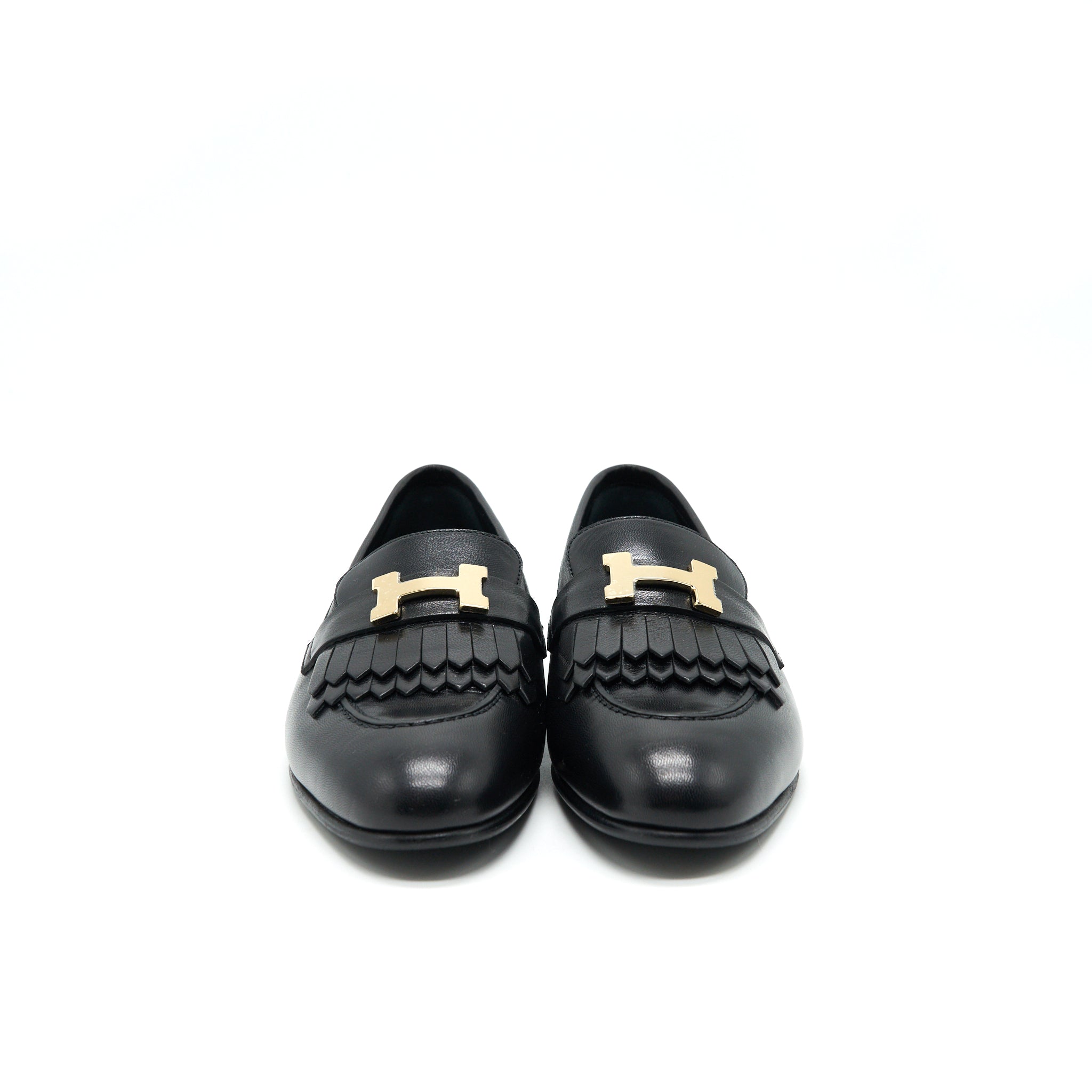 HERMES ROYAL LOAFER BLACK GHW