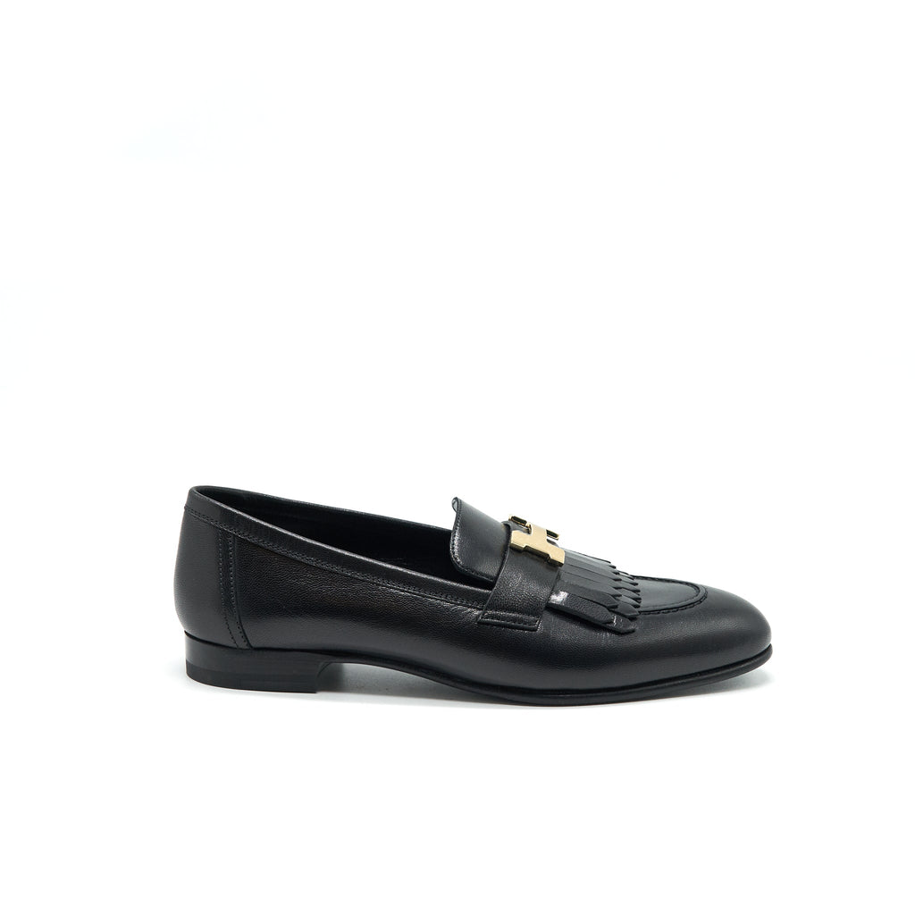 HERMES ROYAL LOAFER BLACK GHW