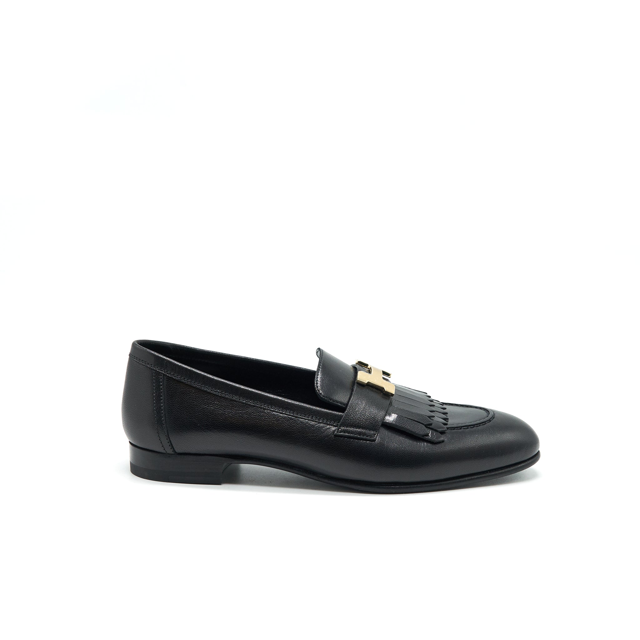 HERMES ROYAL LOAFER BLACK GHW