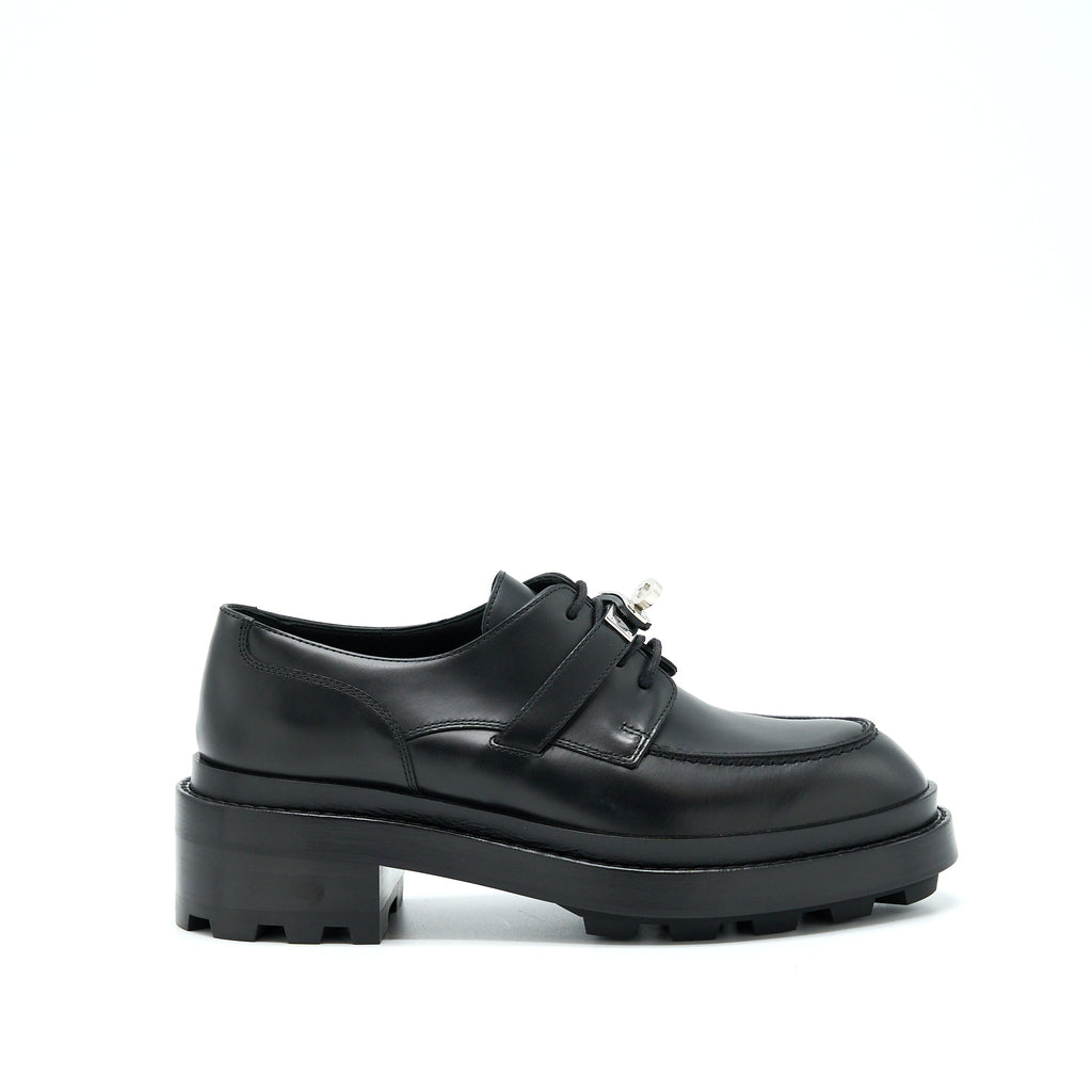 HERMES RICHELIEU DERBY FIRST LOAFER BLACK SHW
