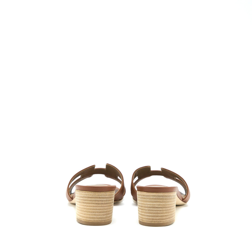HERMES OASIS SANDAL CALFSKIN GOLD