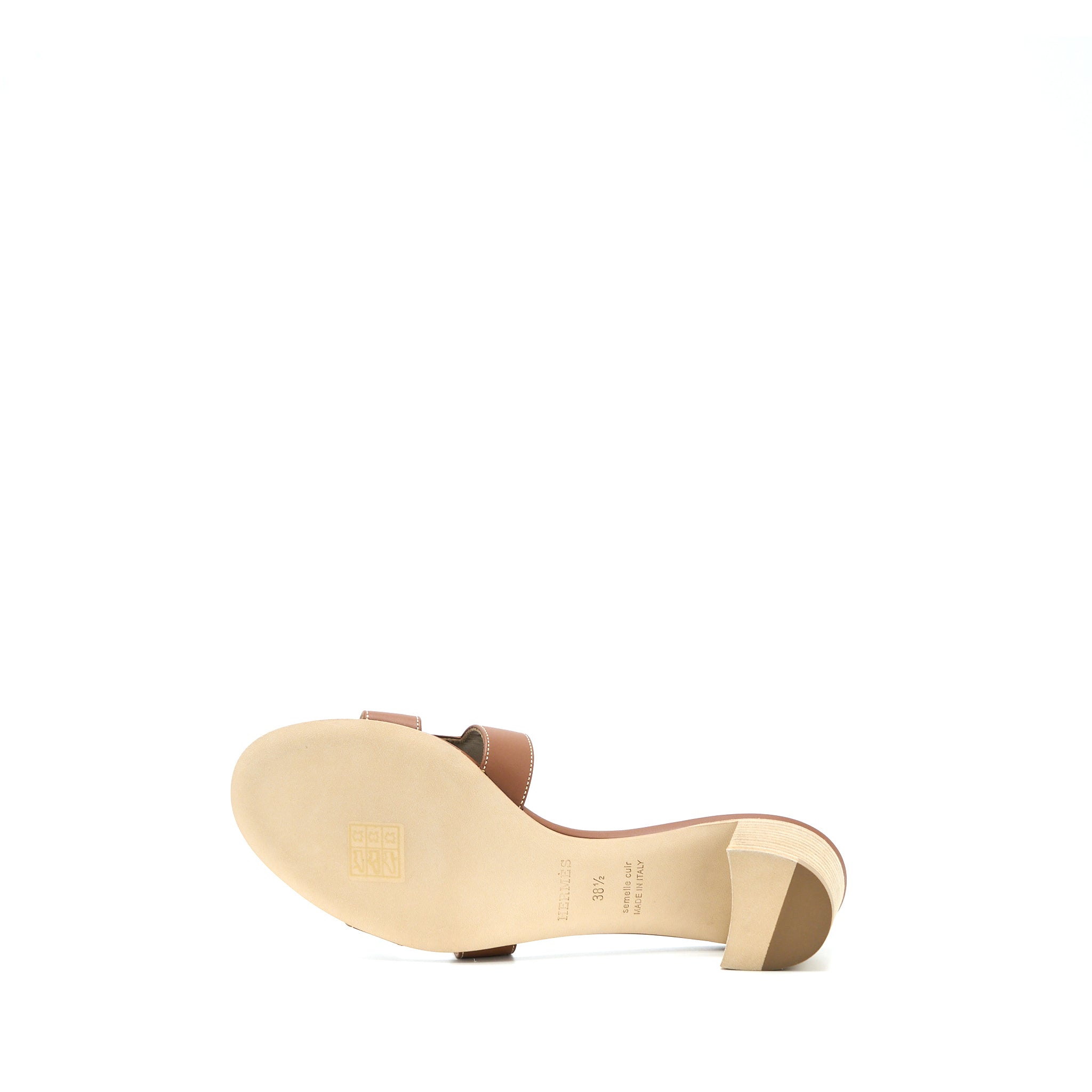 HERMES OASIS SANDAL CALFSKIN GOLD