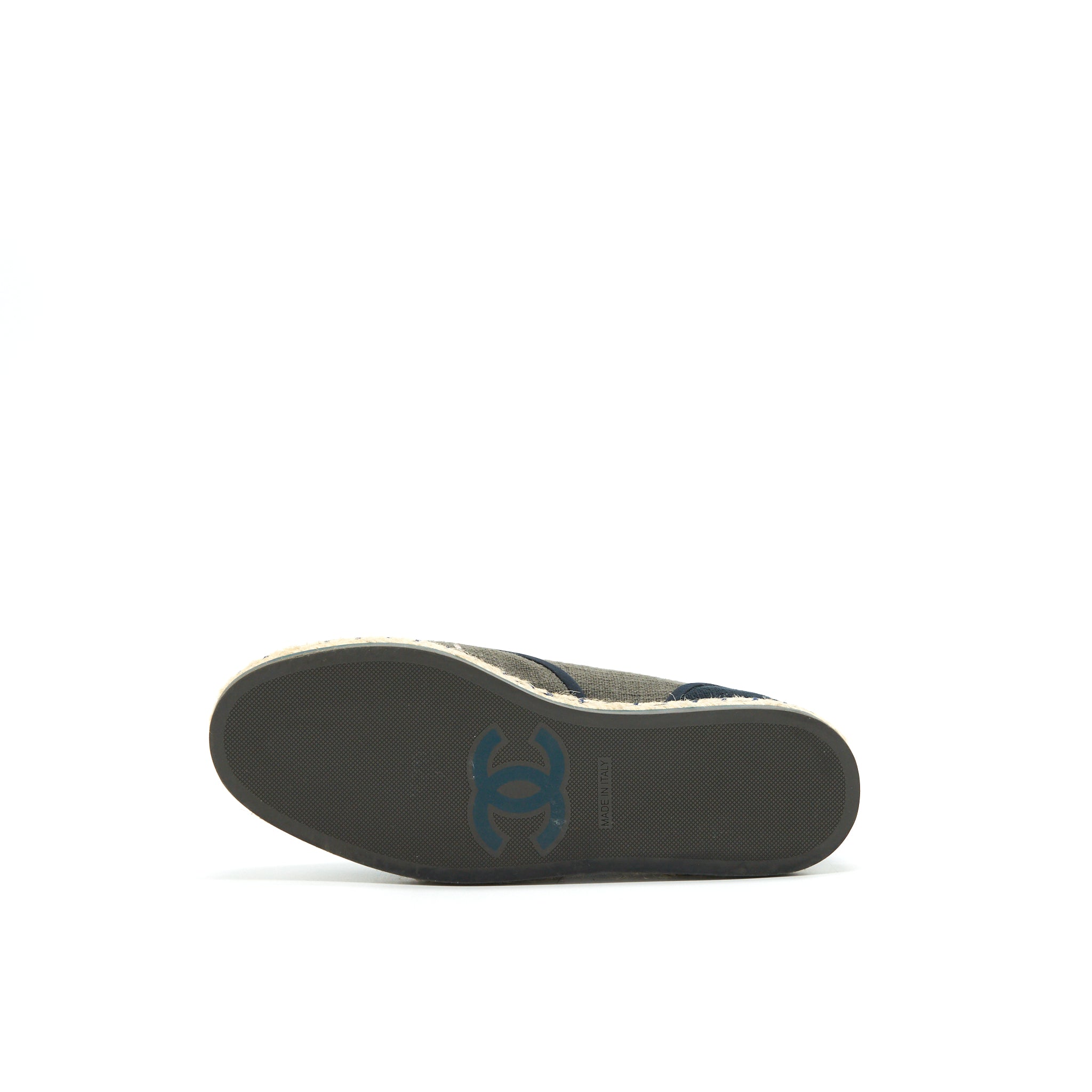 CHANEL LACE UP SHOES FABRIC