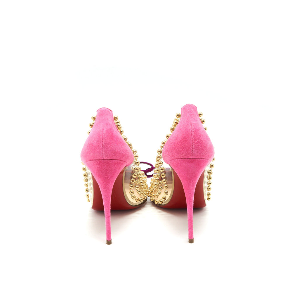 CHRISTIAN LOUBOUTIN TRANSPARENCY HIGH HEEL SHOES