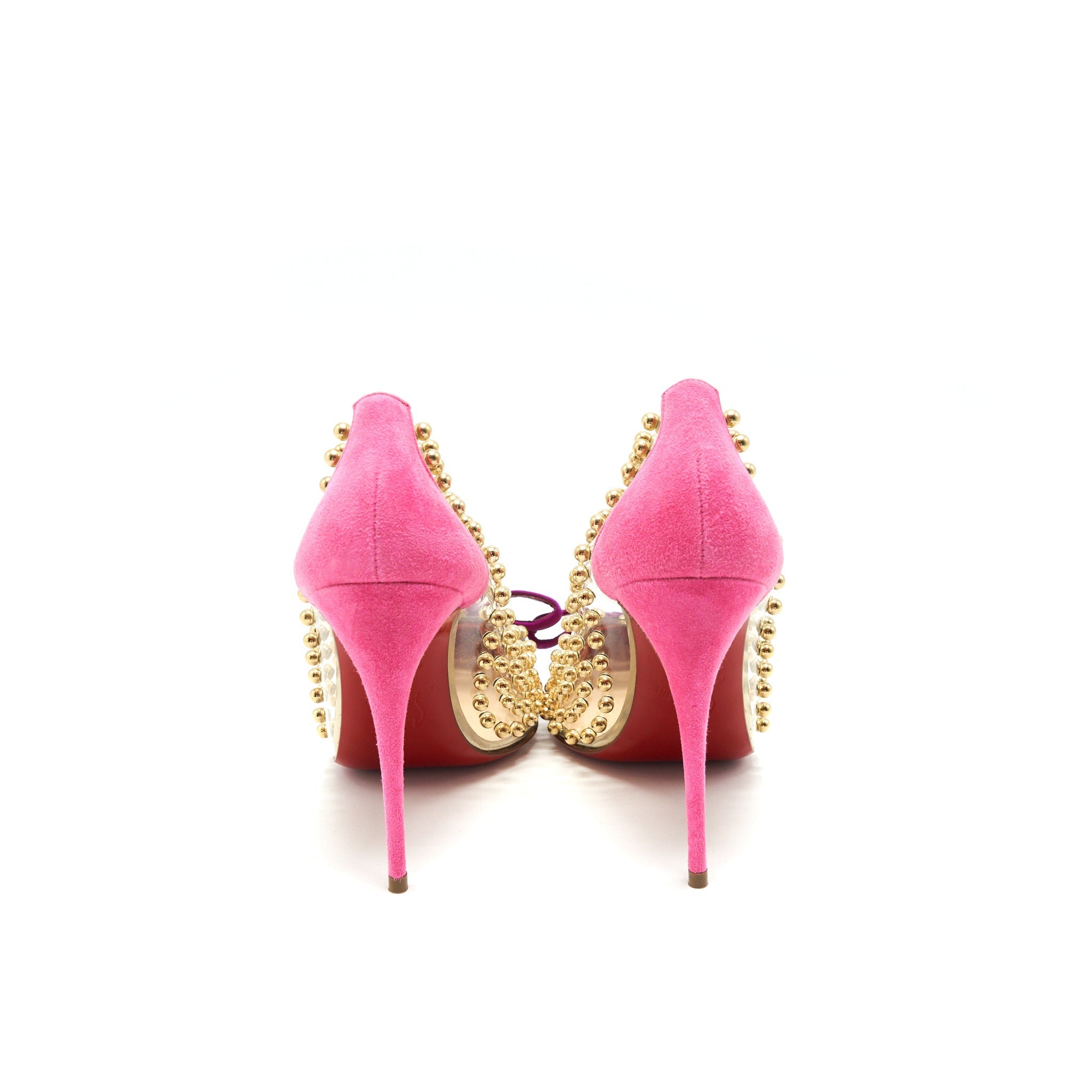 CHRISTIAN LOUBOUTIN TRANSPARENCY HIGH HEEL SHOES